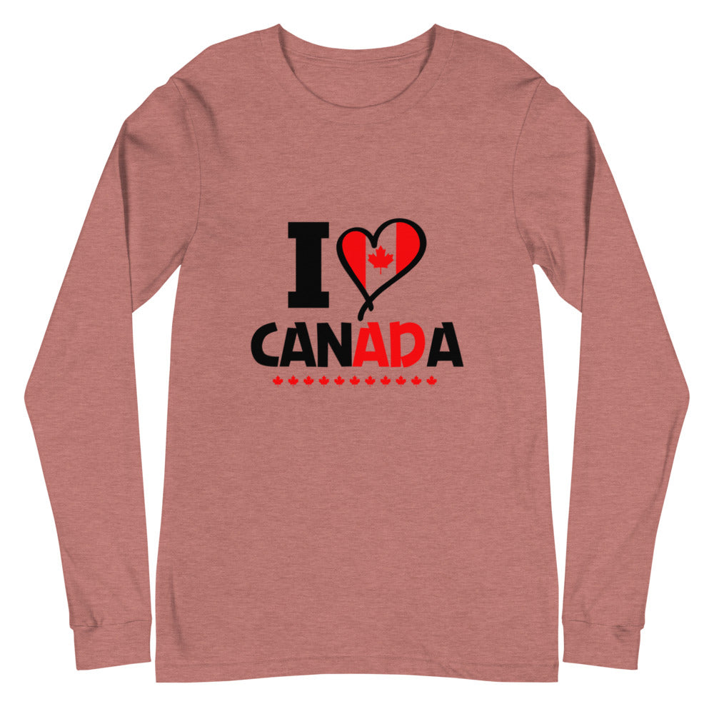 I LOVE CANADA - Unisex Long Sleeve Tee