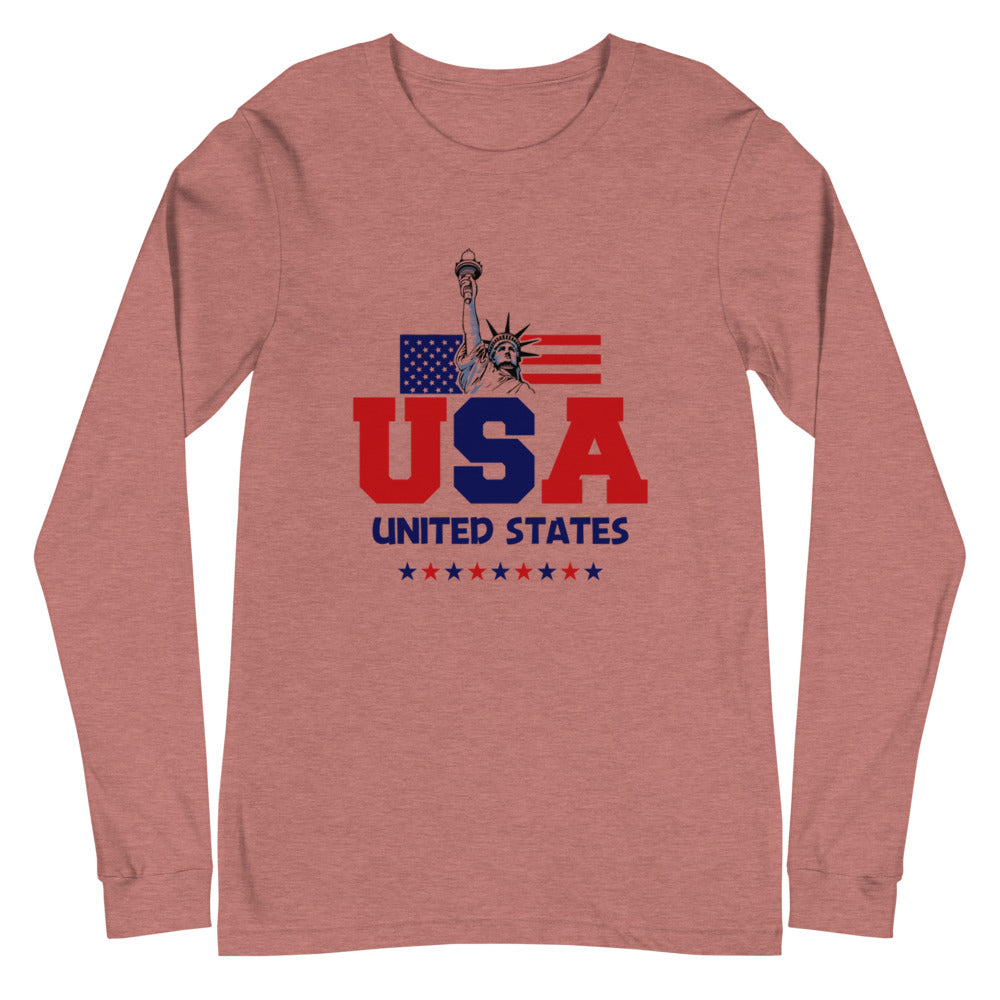 UNITED STATES OF AMERICA - Unisex Long Sleeve Tee
