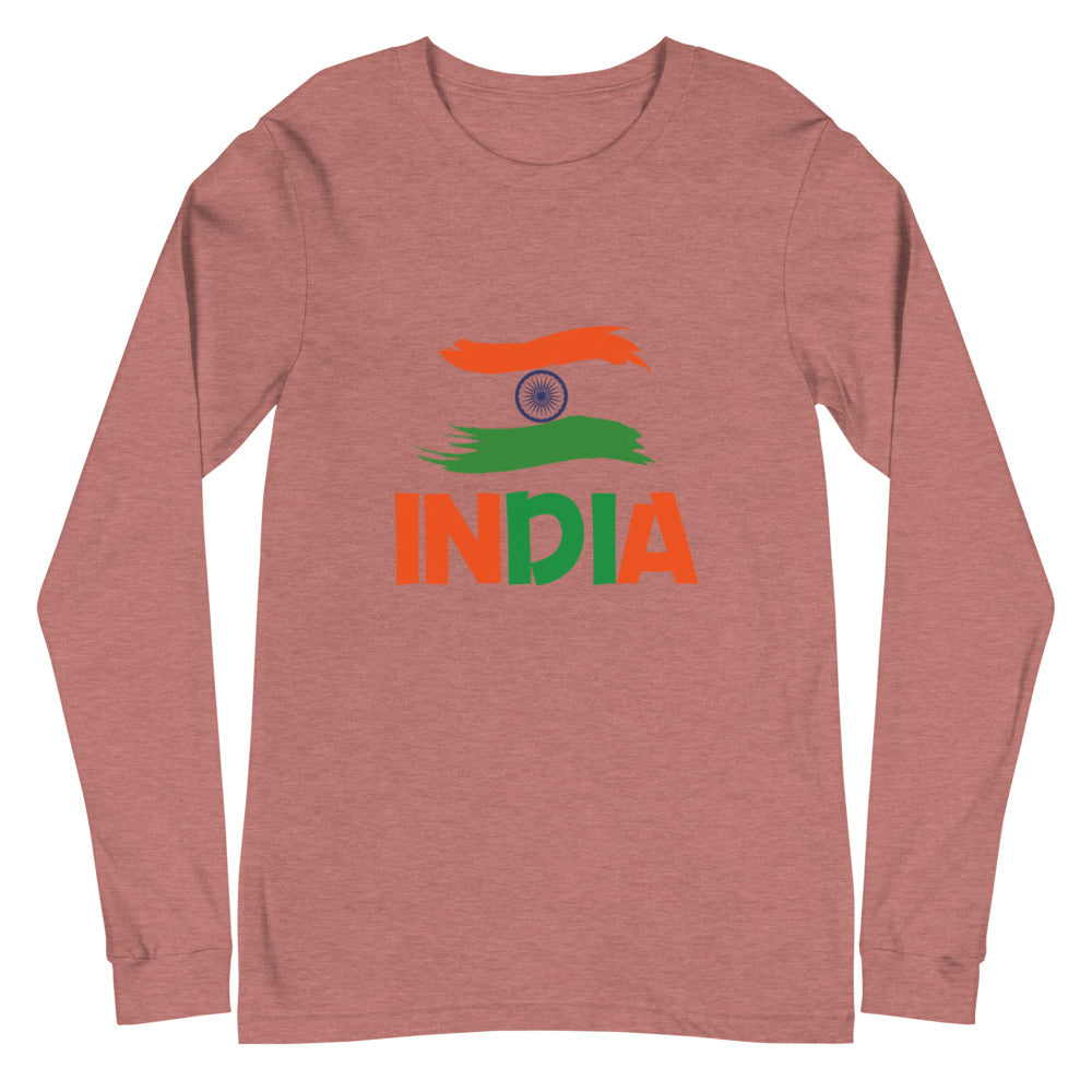 INDIA - Unisex Long Sleeve Tee