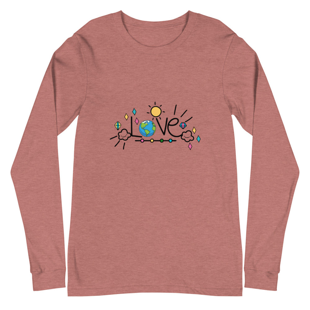 LOVE EARTH - Unisex Long Sleeve Tee