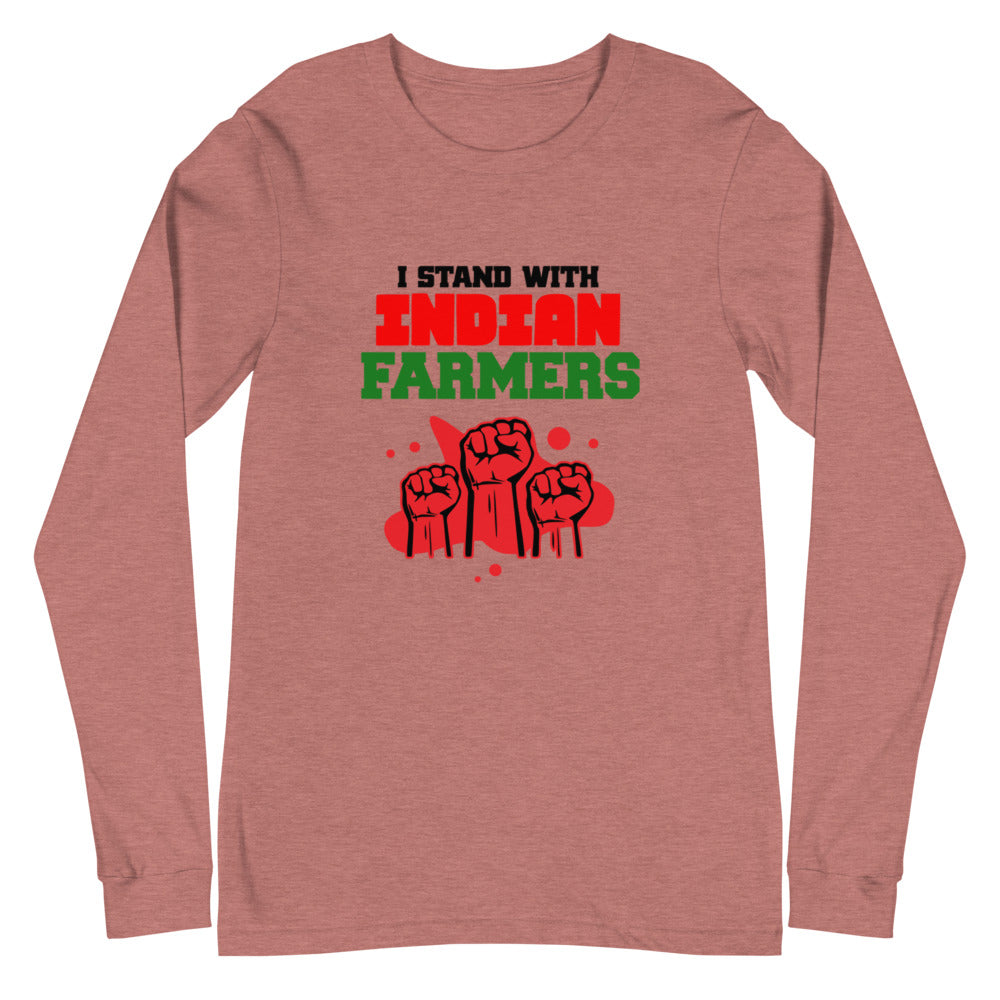 I STAND WITH INDIAN FARMERS - Unisex Long Sleeve Tee