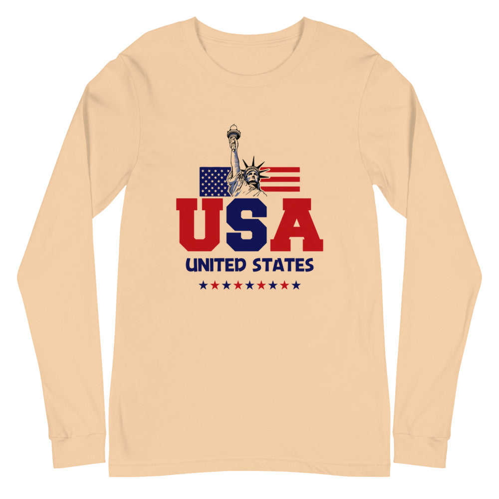UNITED STATES OF AMERICA - Unisex Long Sleeve Tee