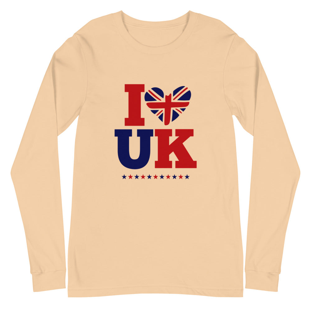 I LOVE UK - Unisex Long Sleeve Tee