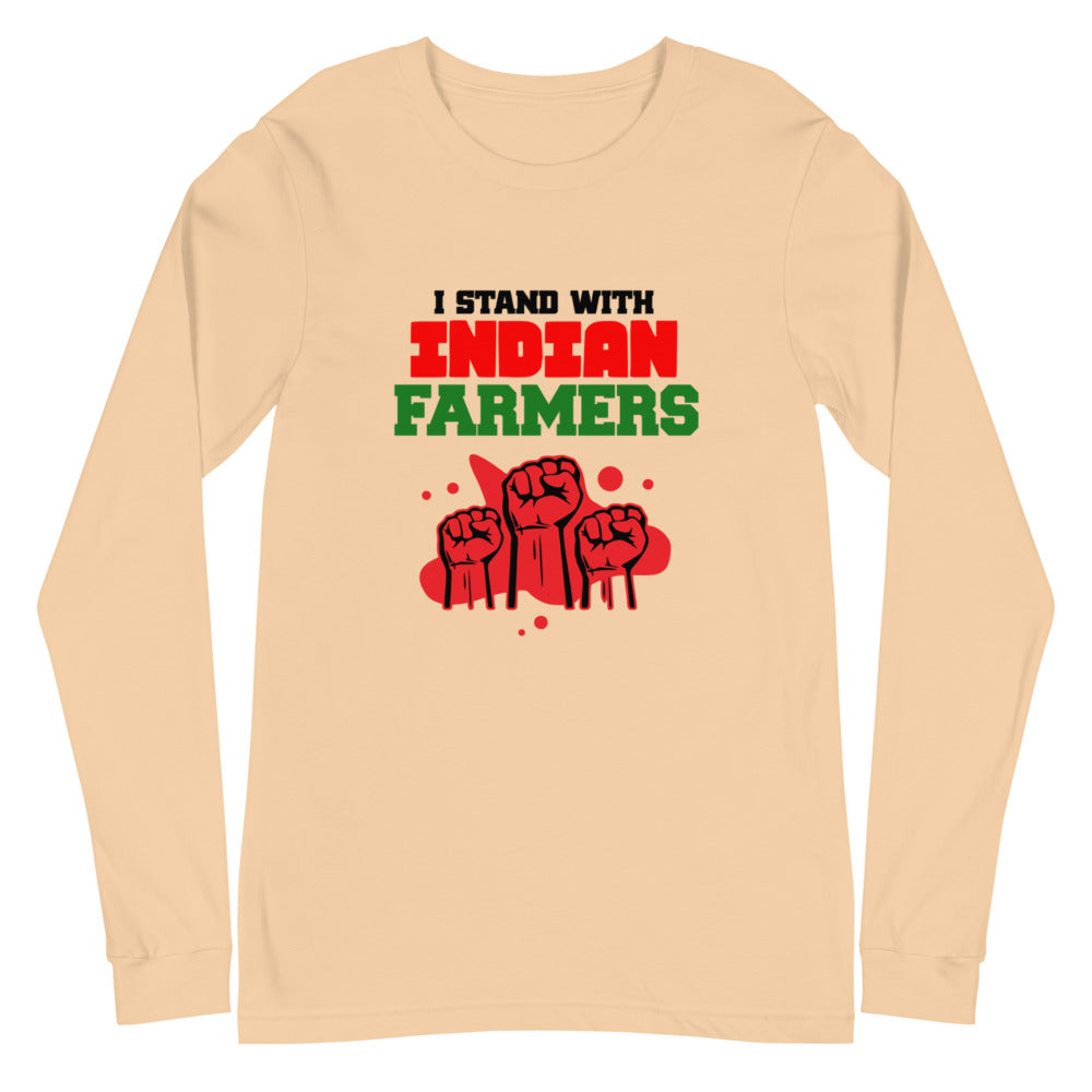 I STAND WITH INDIAN FARMERS - Unisex Long Sleeve Tee