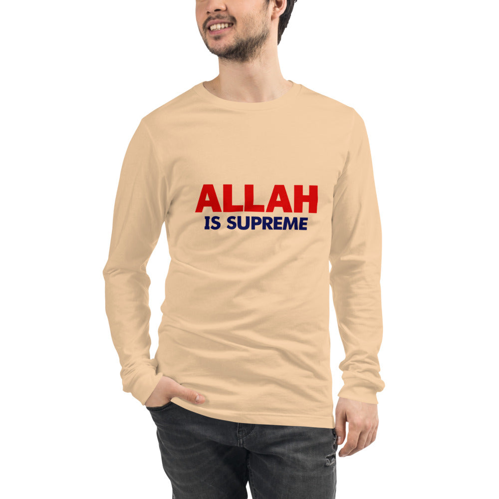 ALLAH IS SUPREME - Unisex Long Sleeve Tee