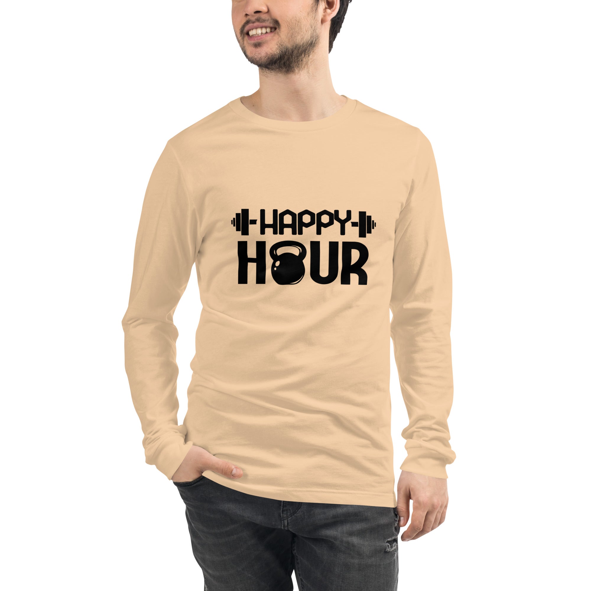 HAPPY HOUR - Unisex Long Sleeve Tee