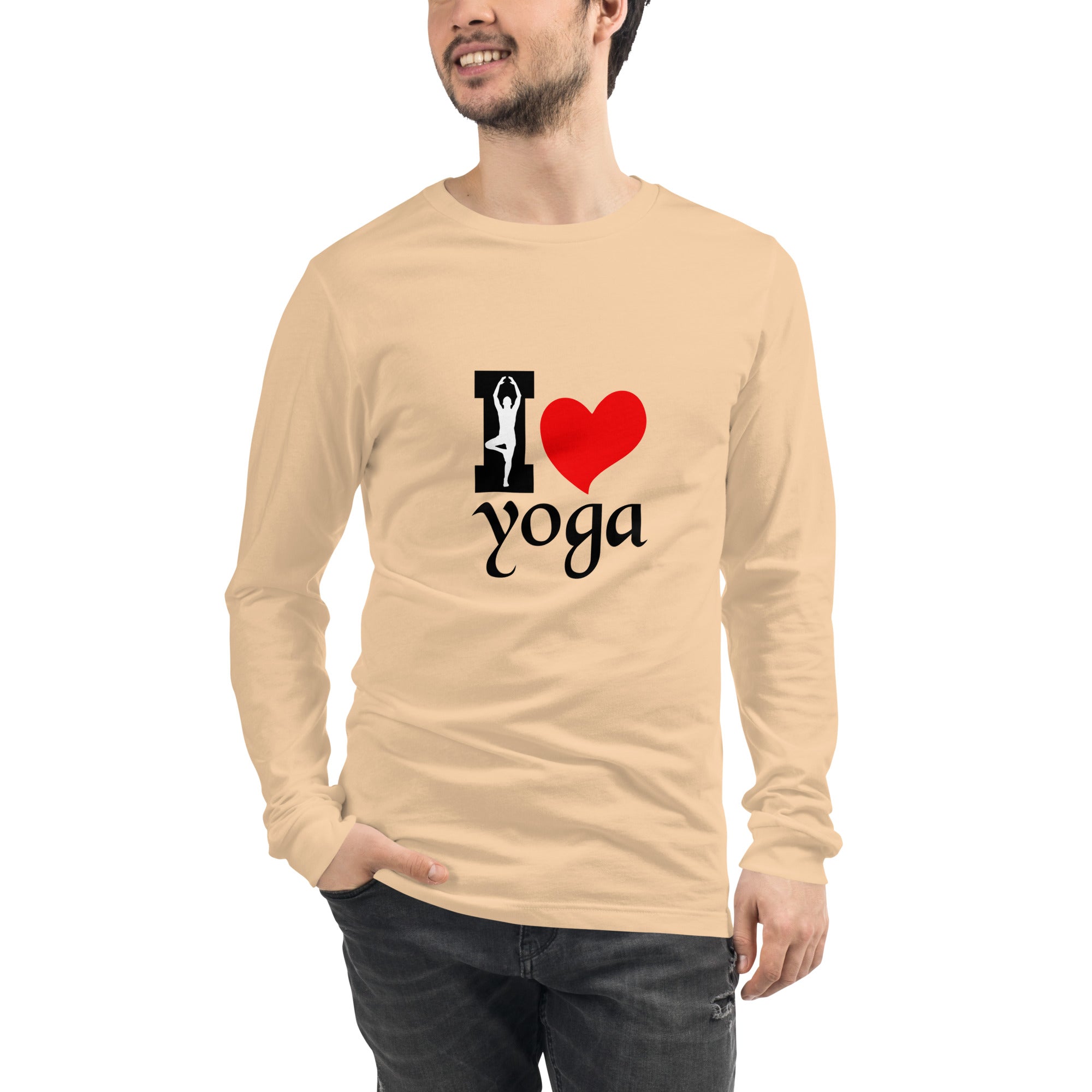 I LOVE YOGA - Unisex Long Sleeve Tee