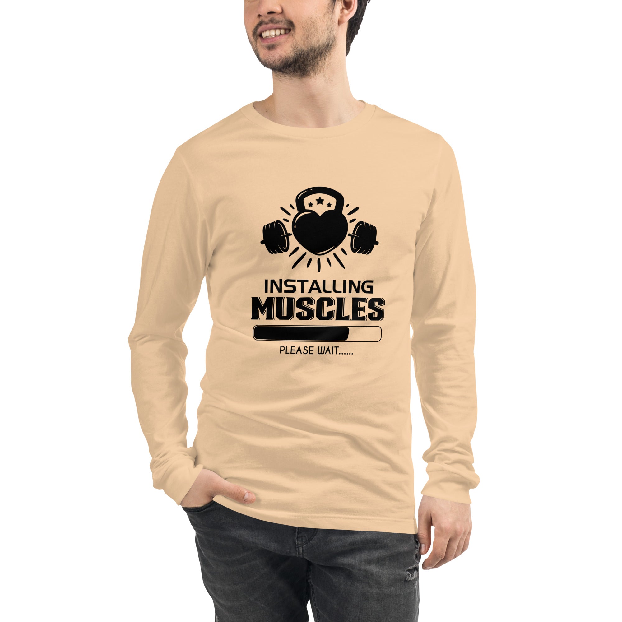 INSTALLING MUSCLES - Unisex Long Sleeve Tee