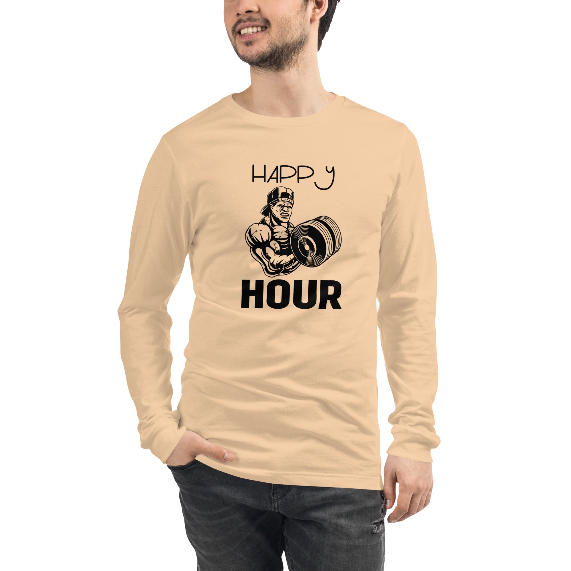 HAPPY HOUR - Unisex Long Sleeve Tee