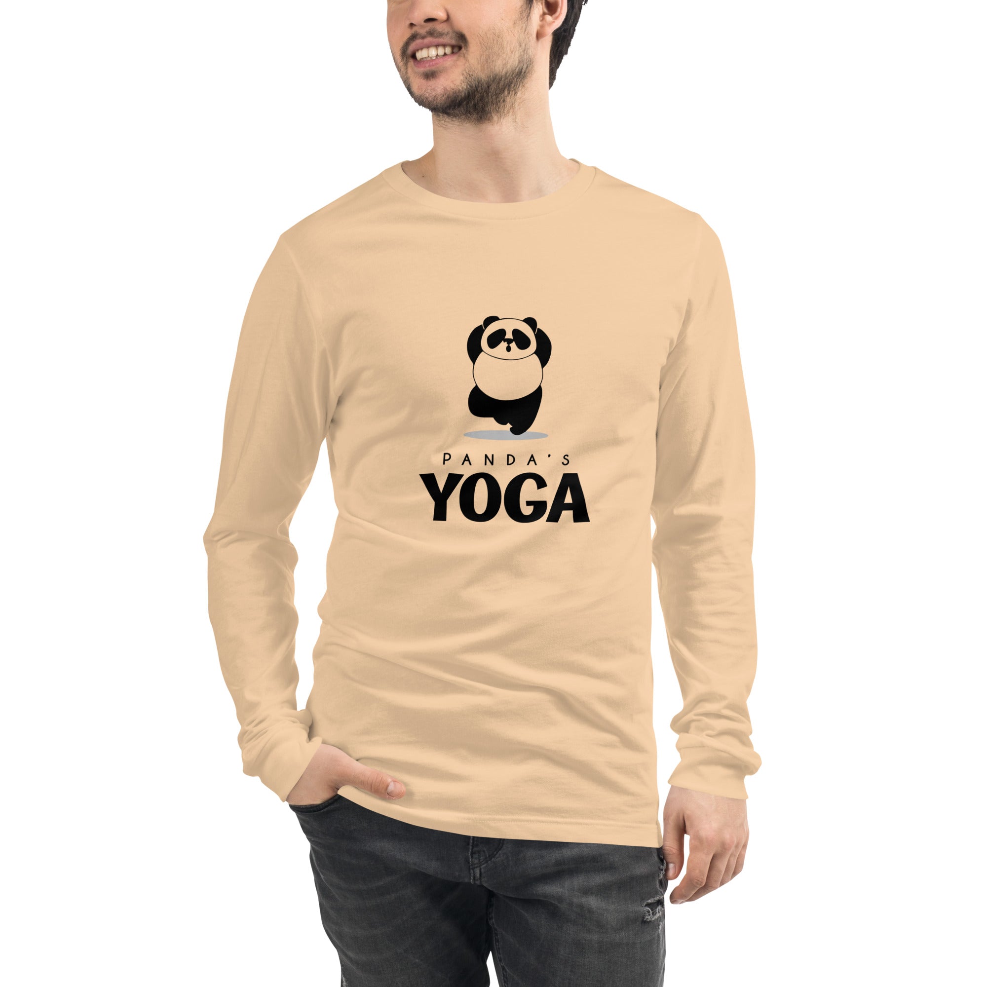 PANDA'S YOGA - Unisex Long Sleeve Tee