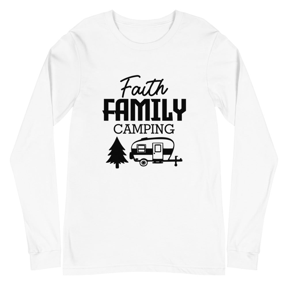 Family Camping- Unisex Long Sleeve Tee