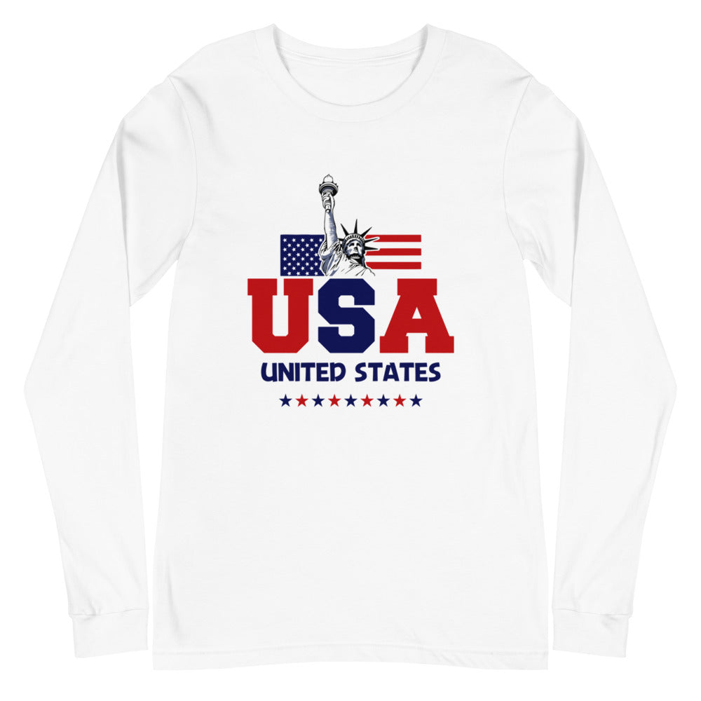 UNITED STATES OF AMERICA - Unisex Long Sleeve Tee