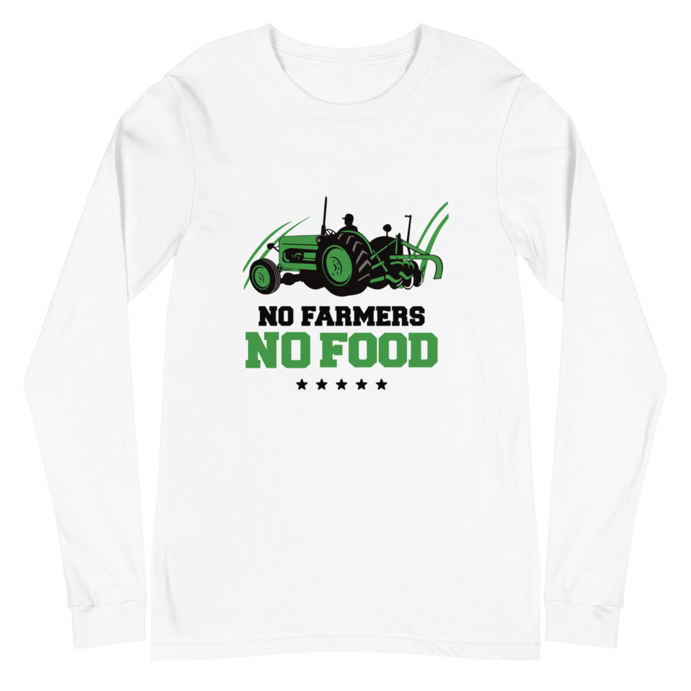 NO FARMERS NO FOOD - Unisex Long Sleeve Tee