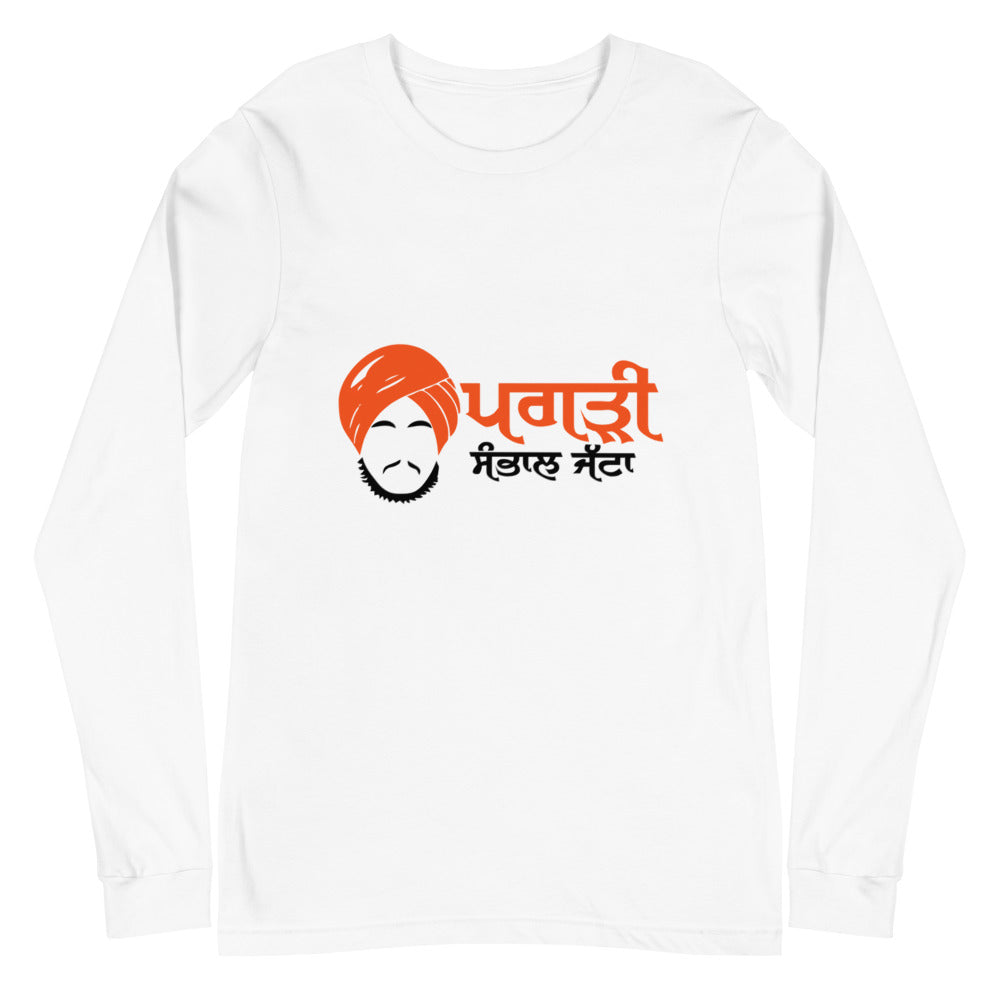 PAGRI SAMBHAL JATTA - Unisex Long Sleeve Tee