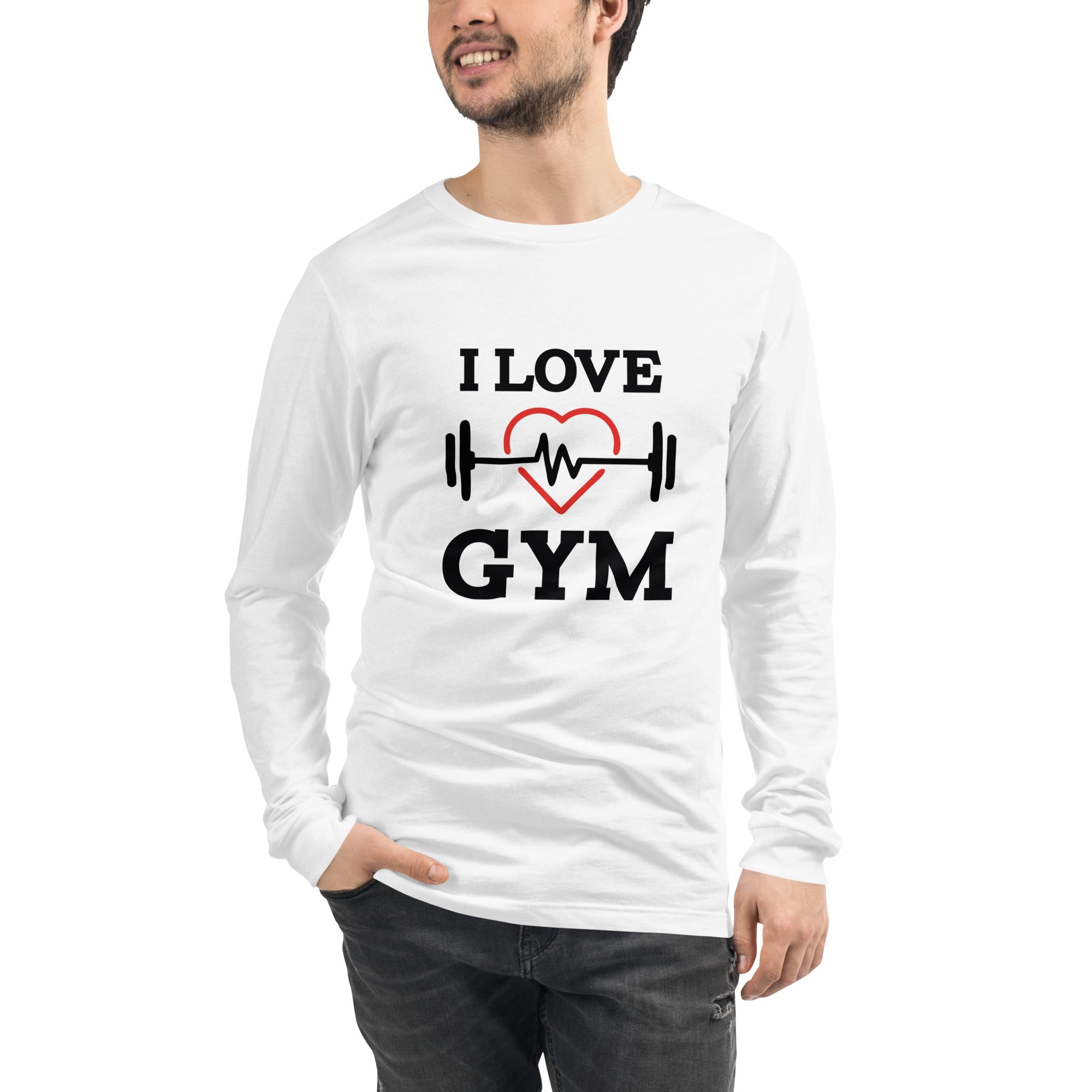 I LOVE GYM - Unisex Long Sleeve Tee
