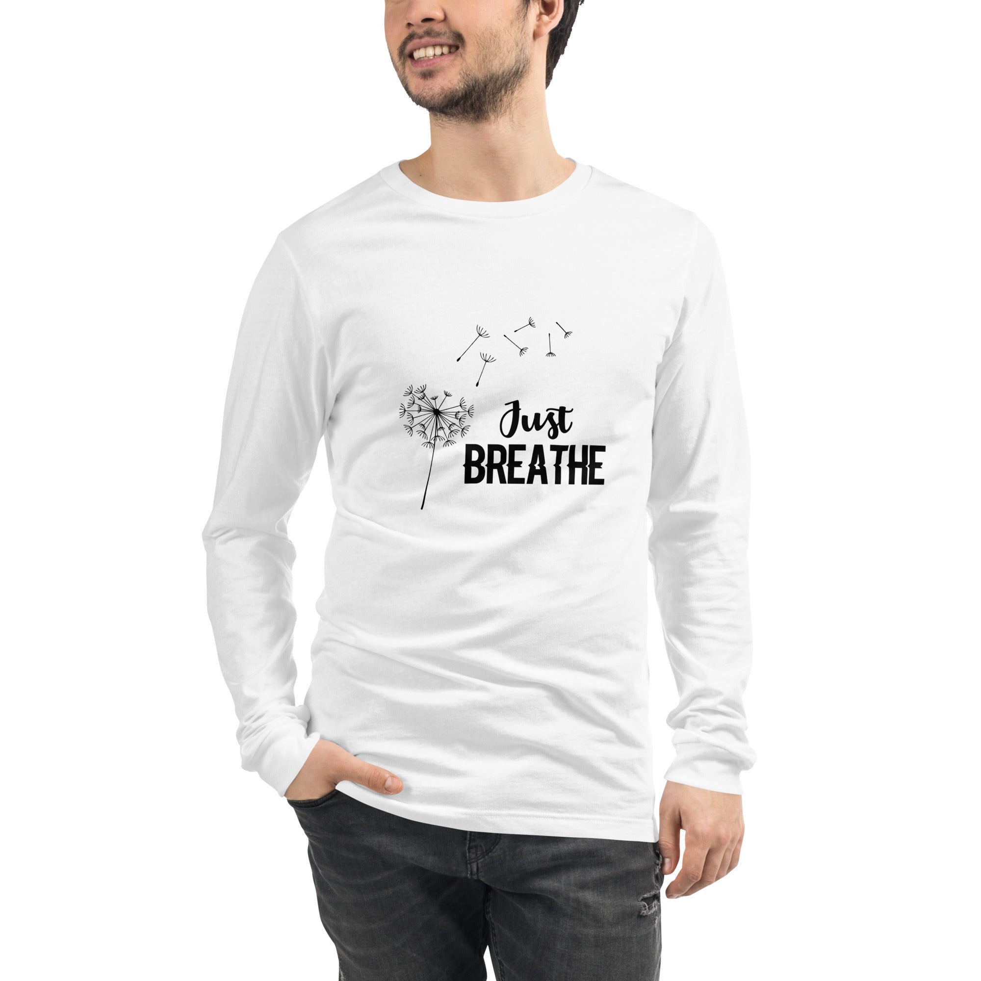 JUST BREATHE - Unisex Long Sleeve Tee