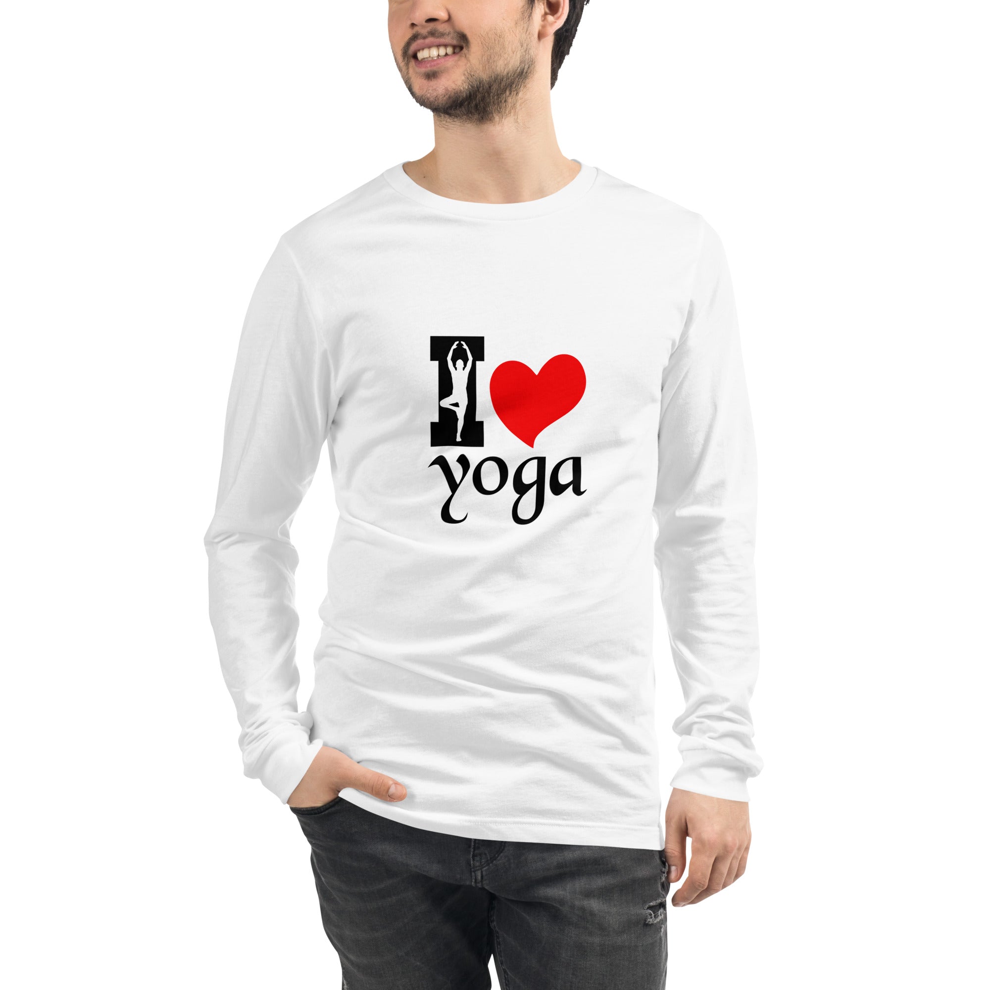 I LOVE YOGA - Unisex Long Sleeve Tee