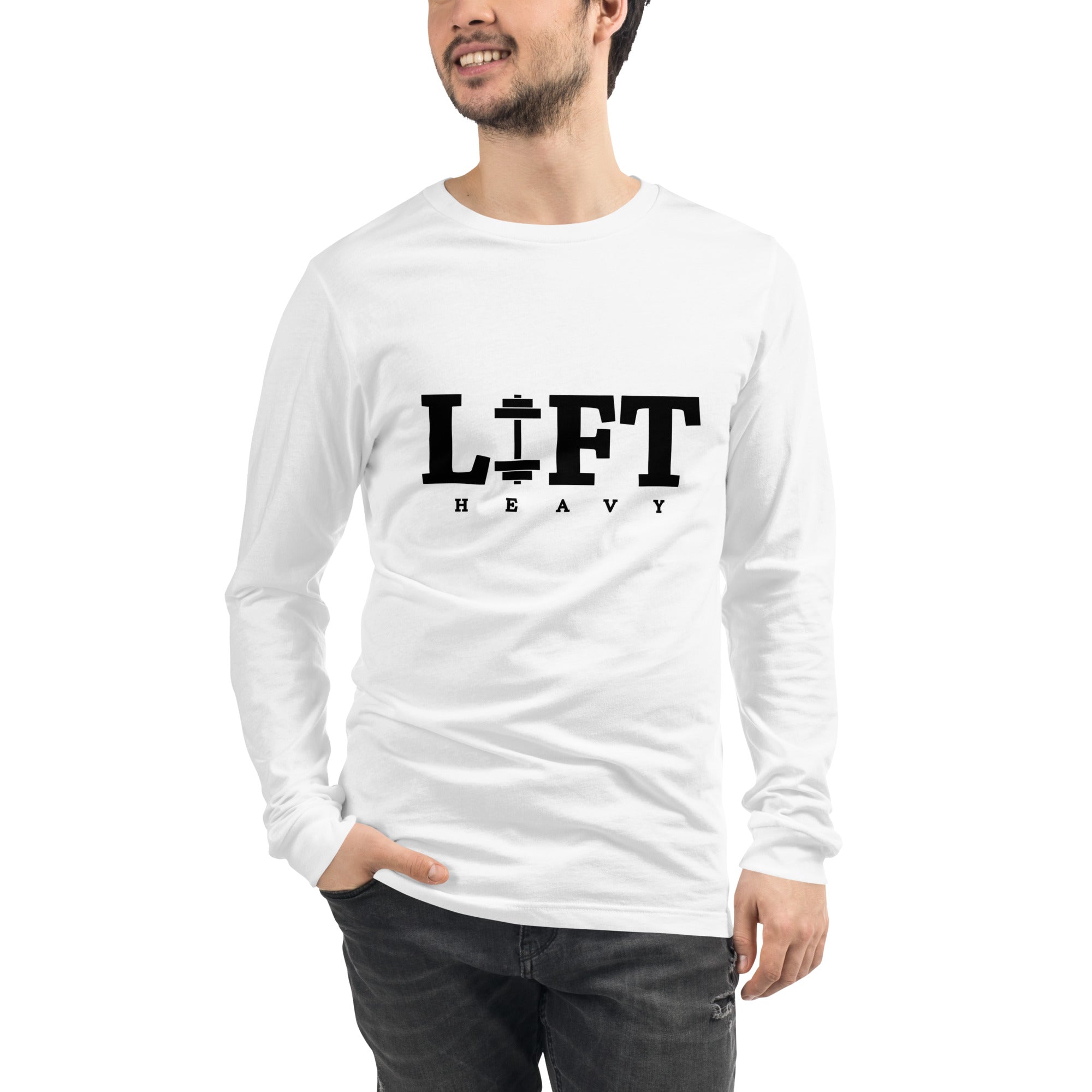 LIFT HEAVY - Unisex Long Sleeve Tee