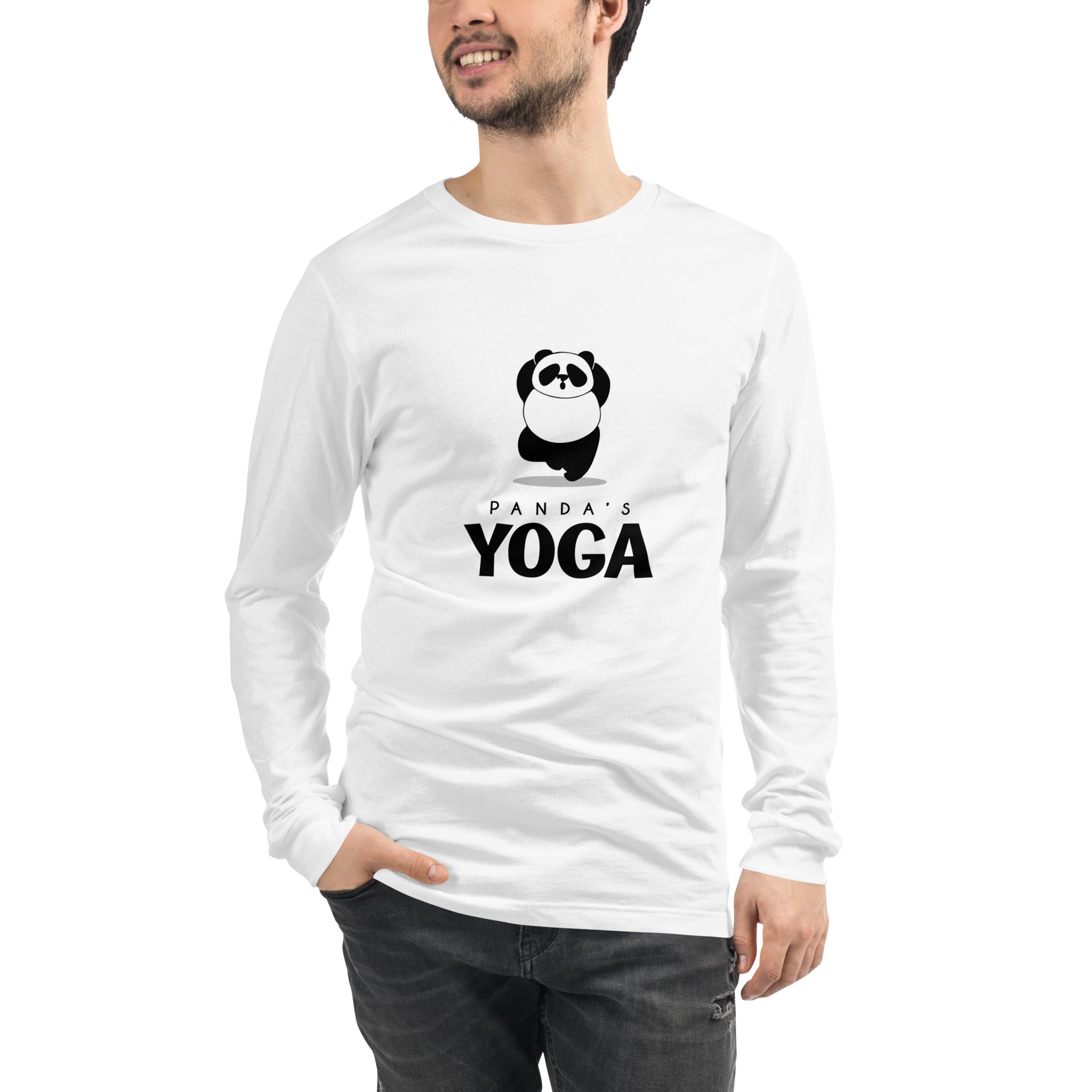 PANDA'S YOGA - Unisex Long Sleeve Tee