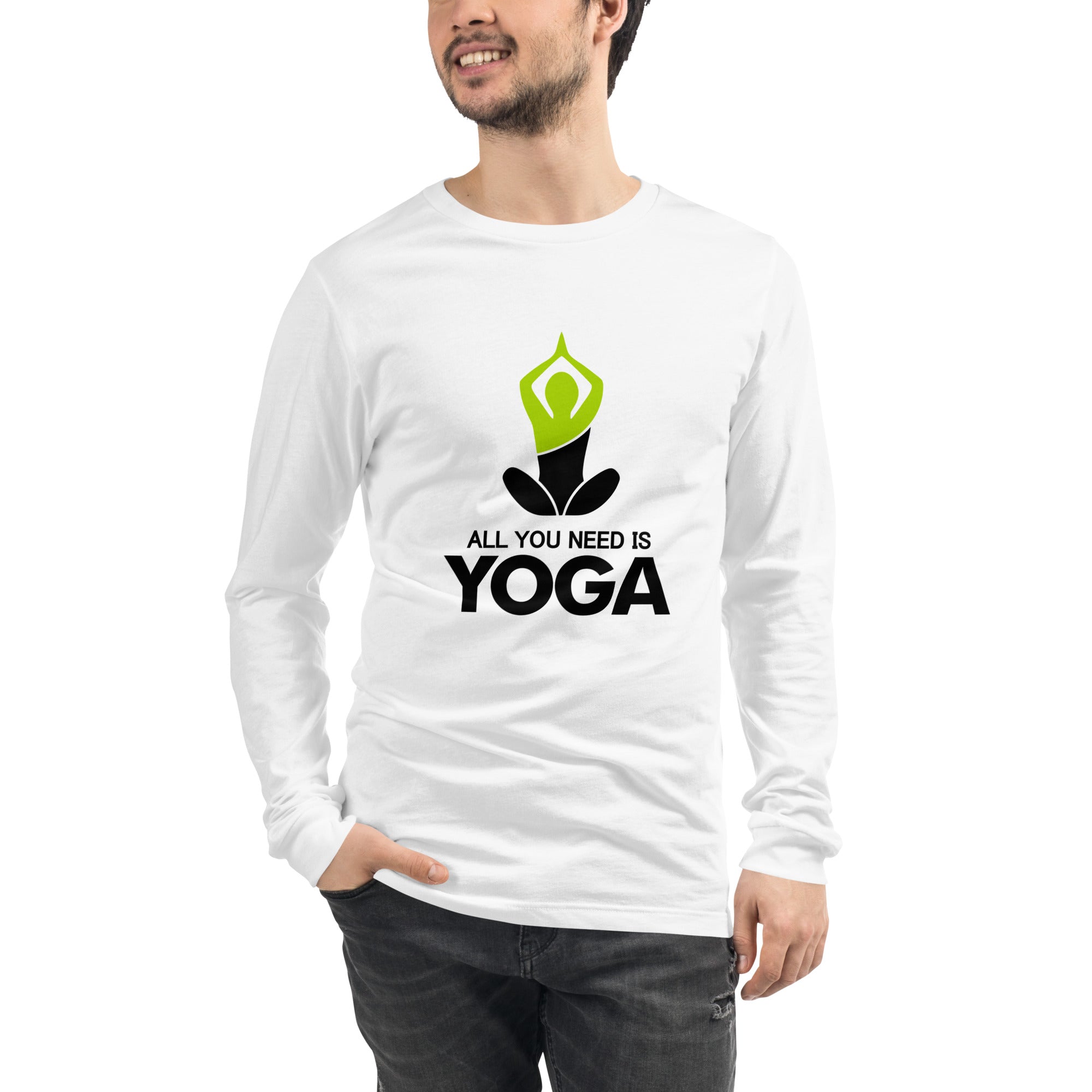 ALL YOU NEED IS YOGA - Unisex Long Sleeve Tee
