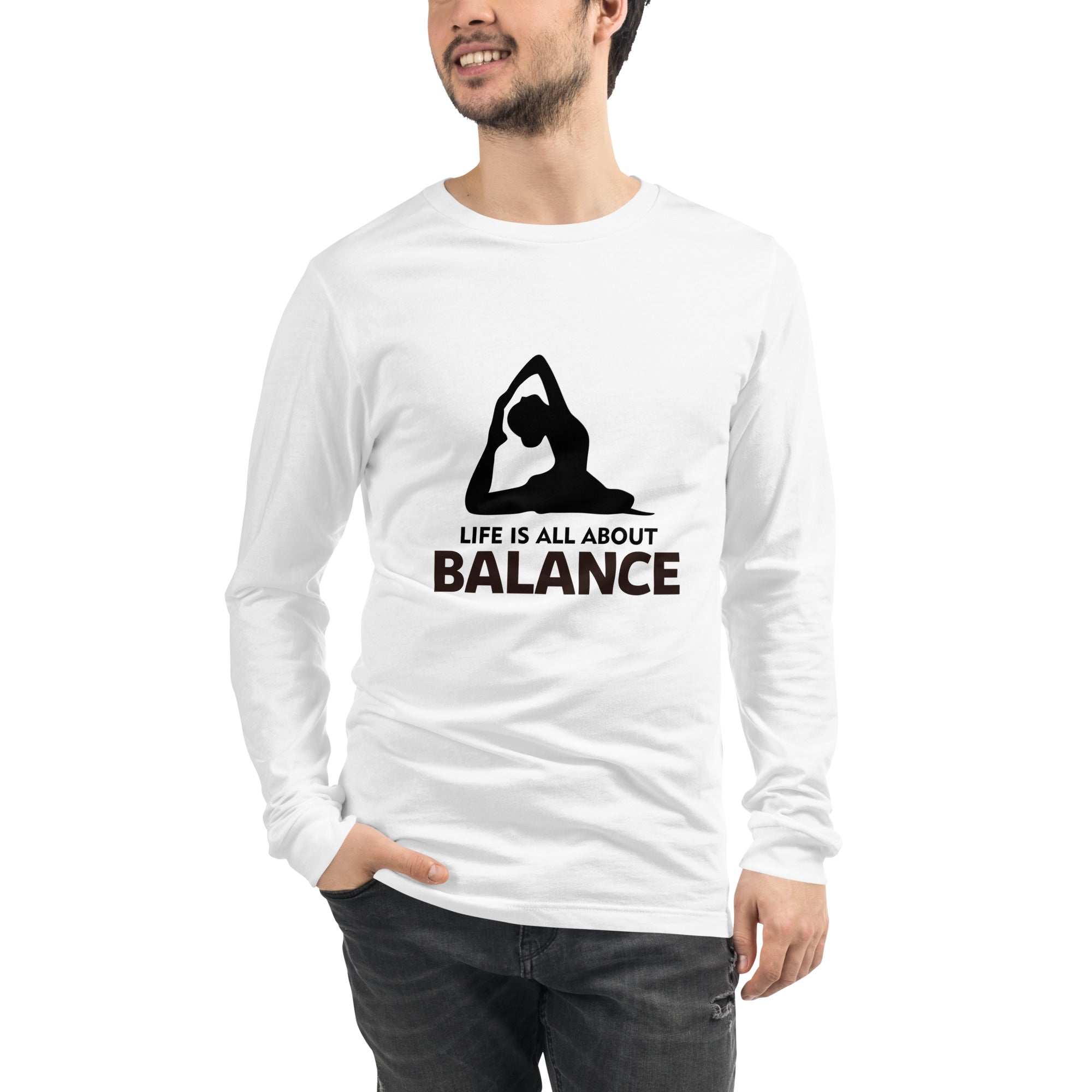 LIFE IS ALL ABOUT BALANCE - Unisex Long Sleeve Tee