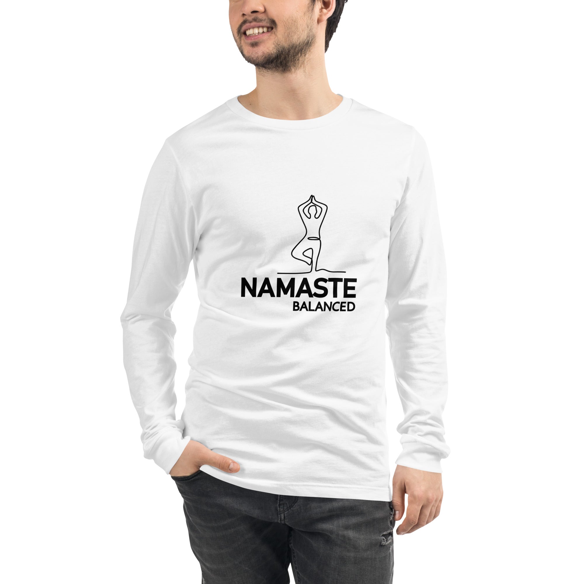 NAMASTE BALANCED - Unisex Long Sleeve Tee