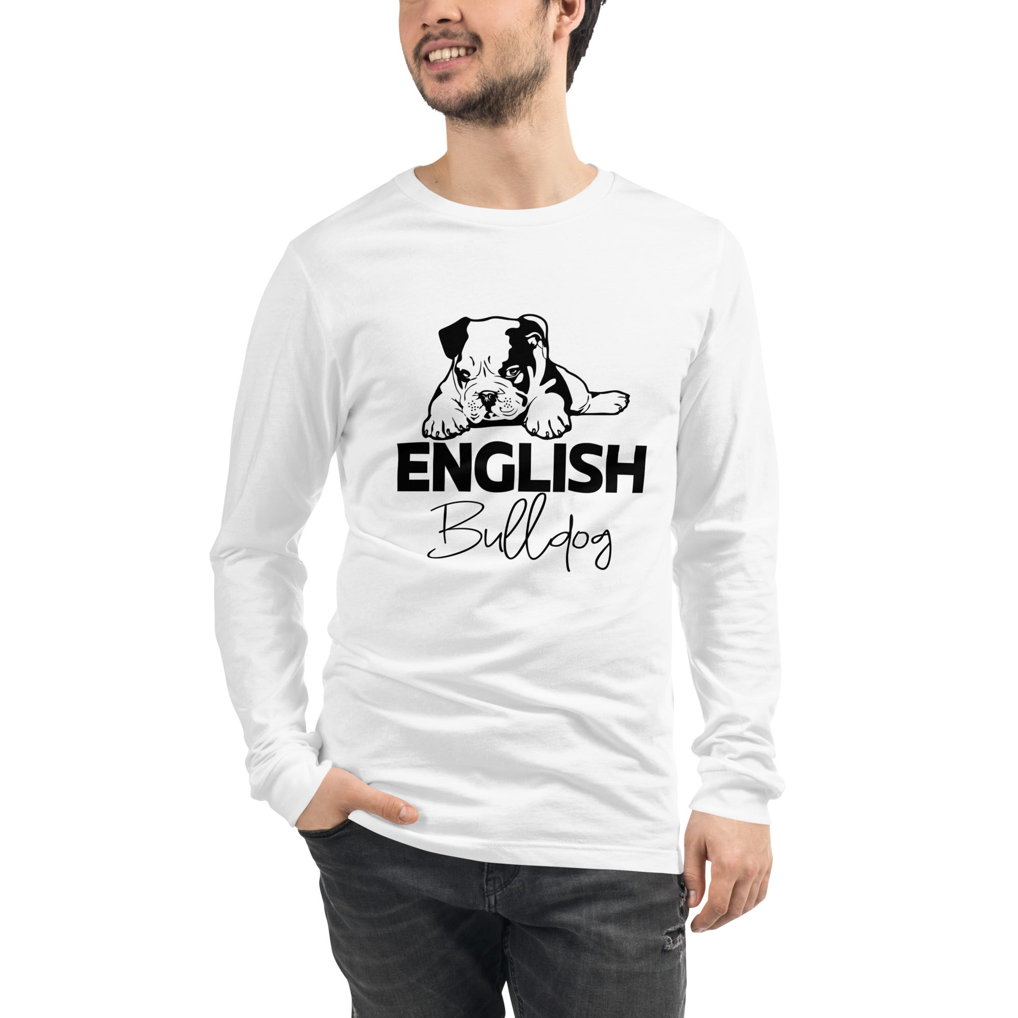 ENGLISH BULLDOG - Unisex Long Sleeve Tee