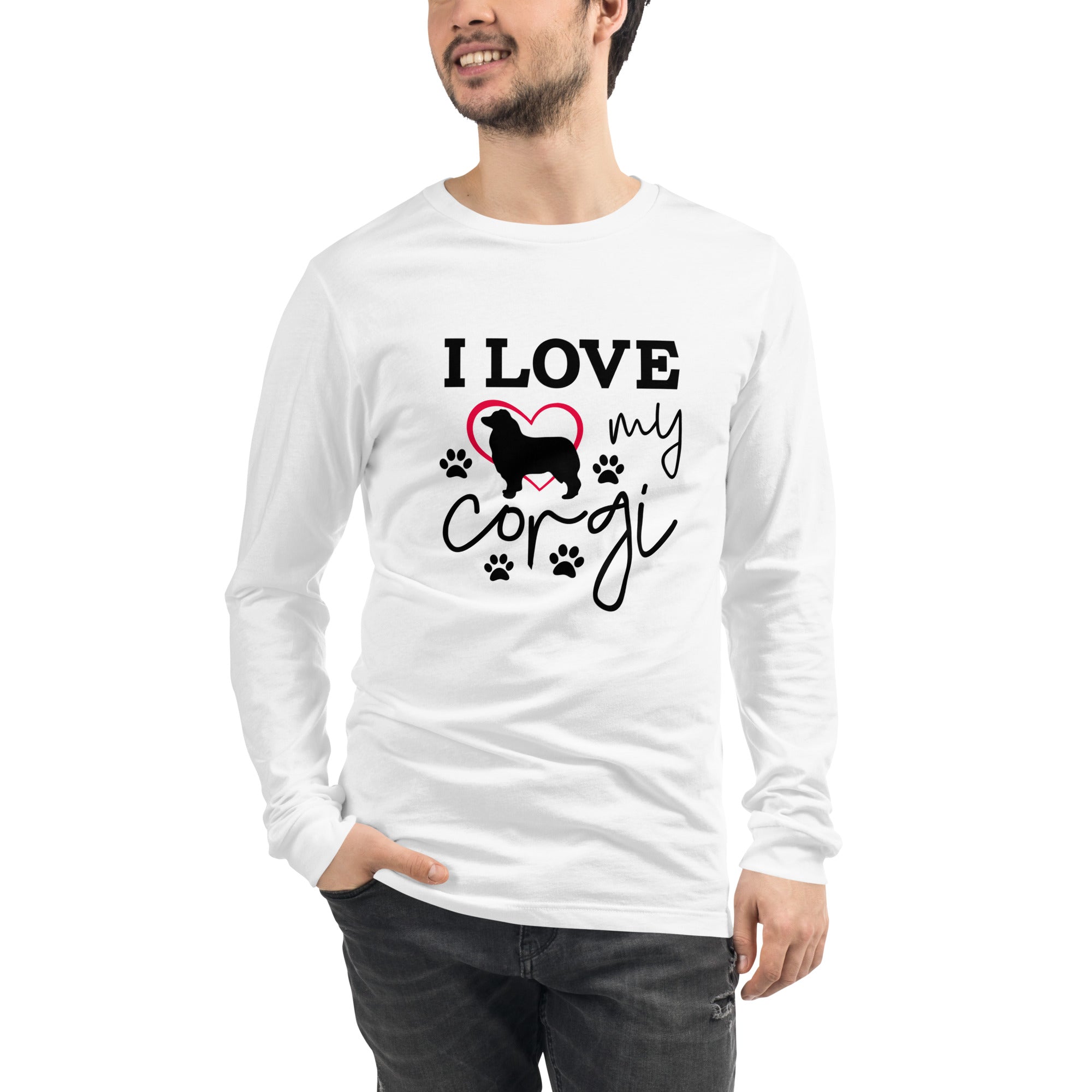 I LOVE MY CORGI - Unisex Long Sleeve Tee