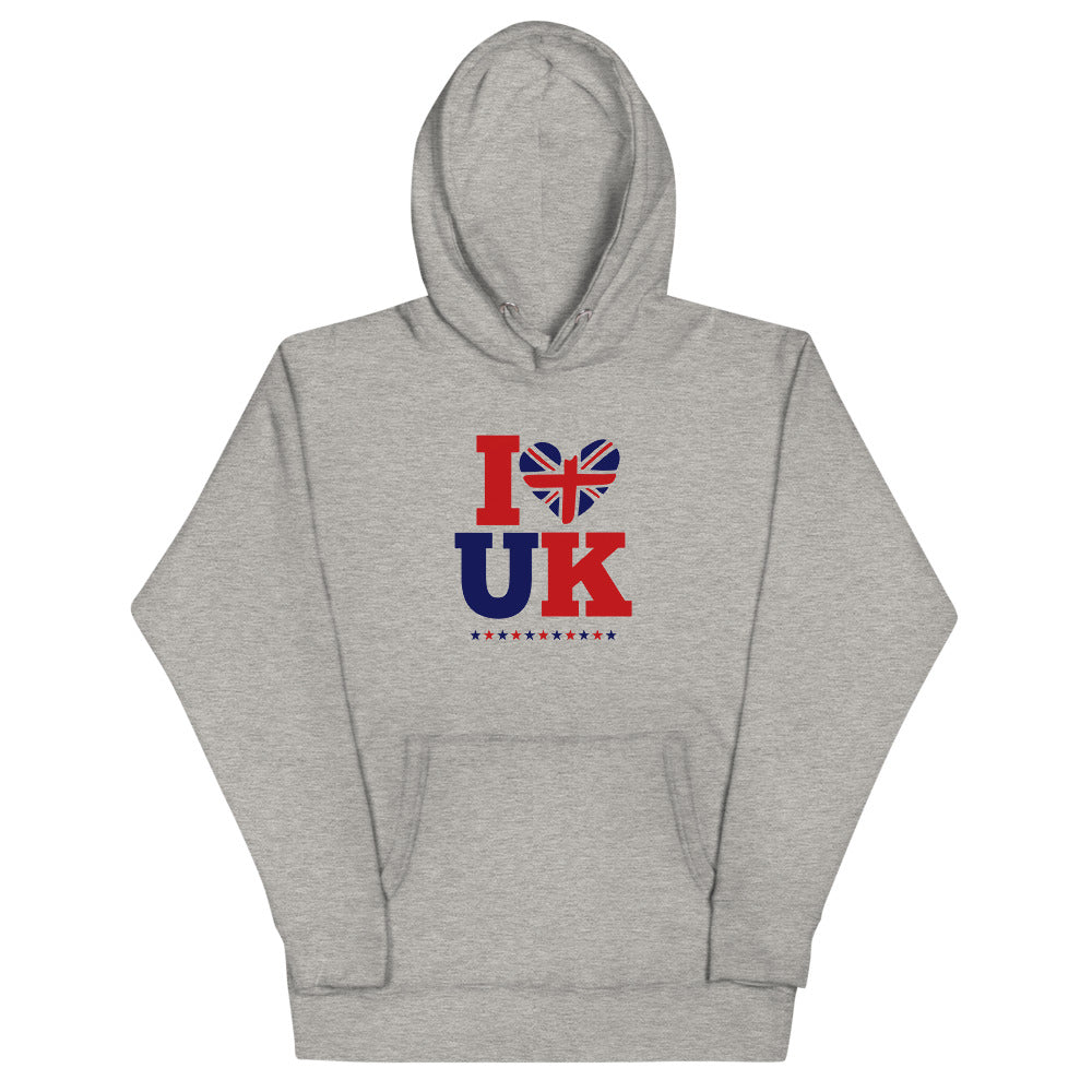 I LOVE UK - Unisex Hoodie