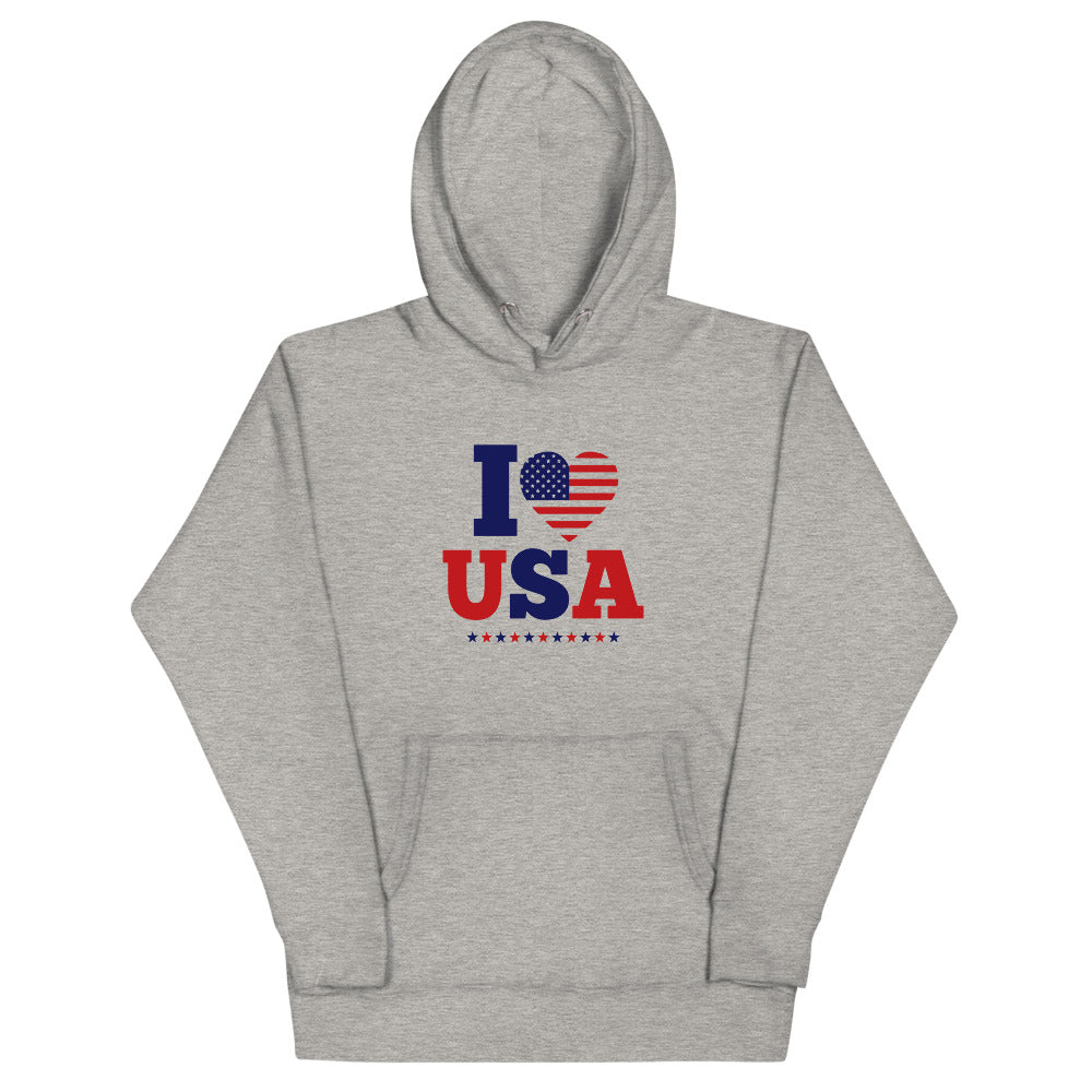 I LOVE USA - Unisex Hoodie