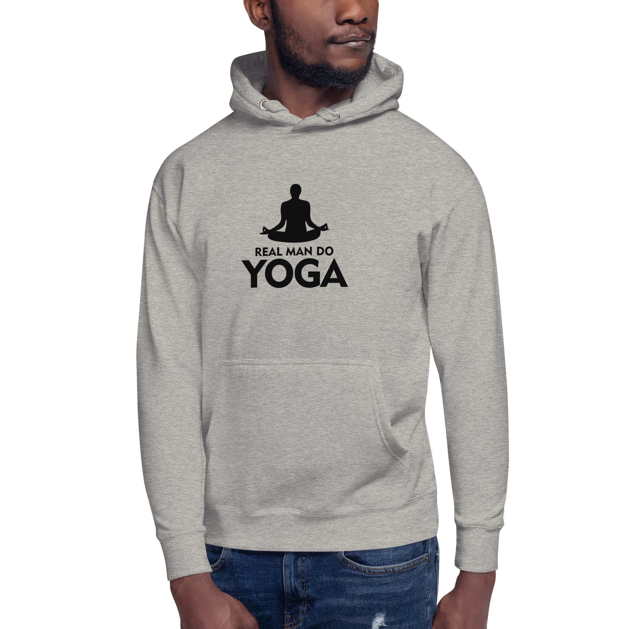 REAL MAN DO YOGA - Unisex Hoodie