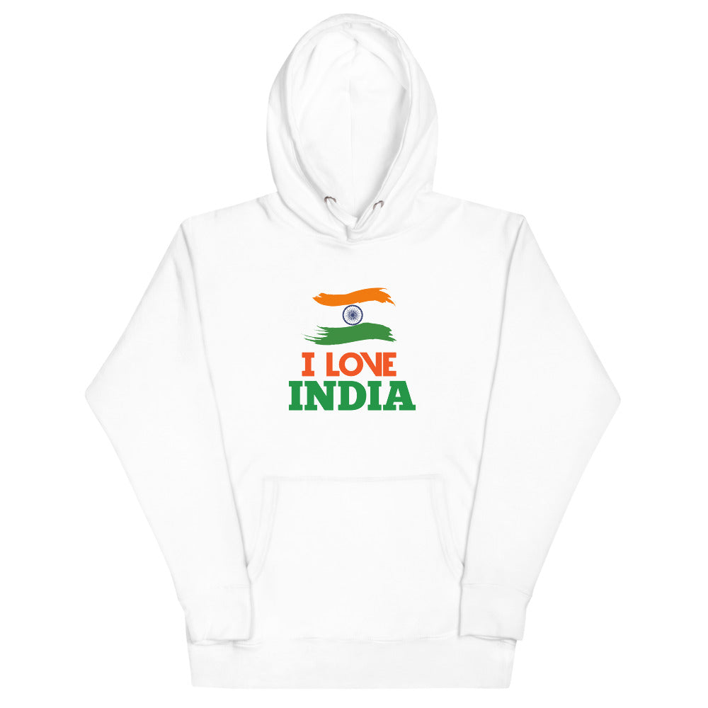 I LOVE INDIA - Unisex Hoodie