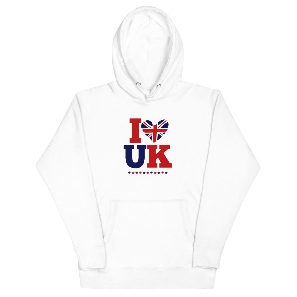 I LOVE UK - Unisex Hoodie
