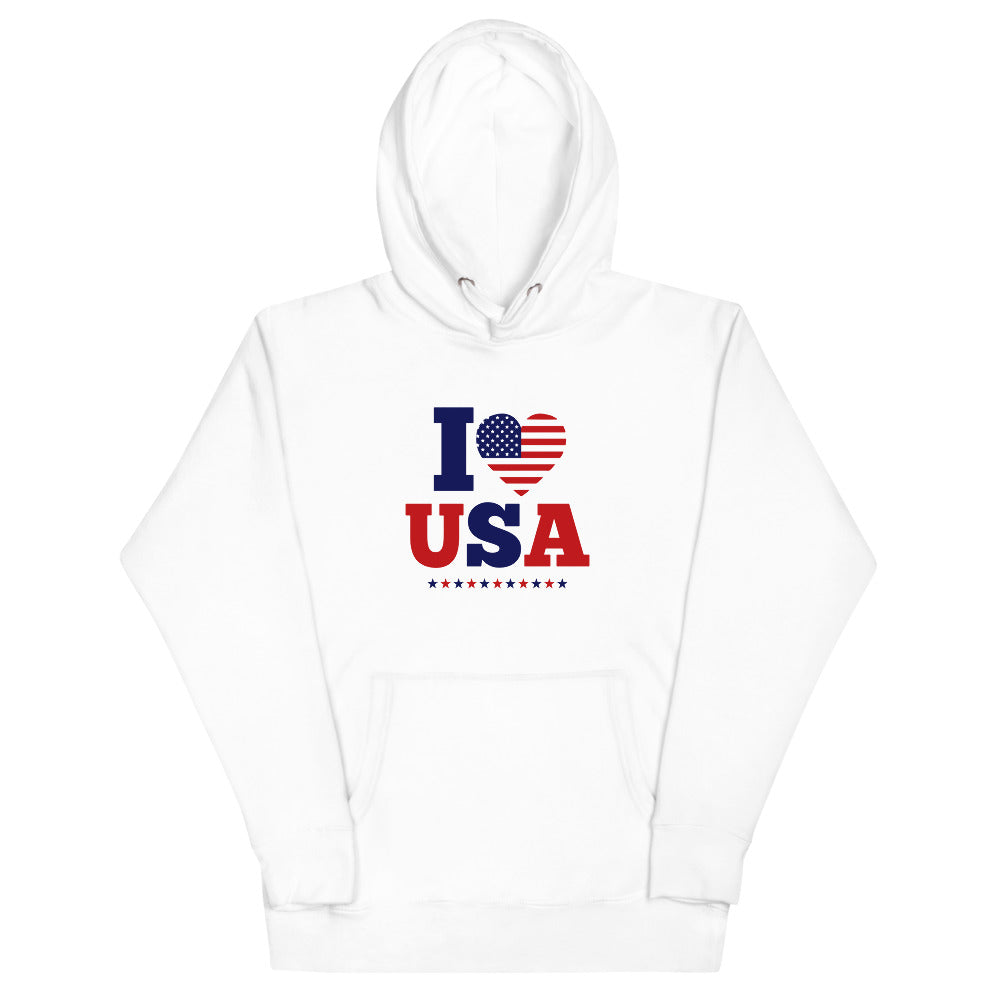 I LOVE USA - Unisex Hoodie