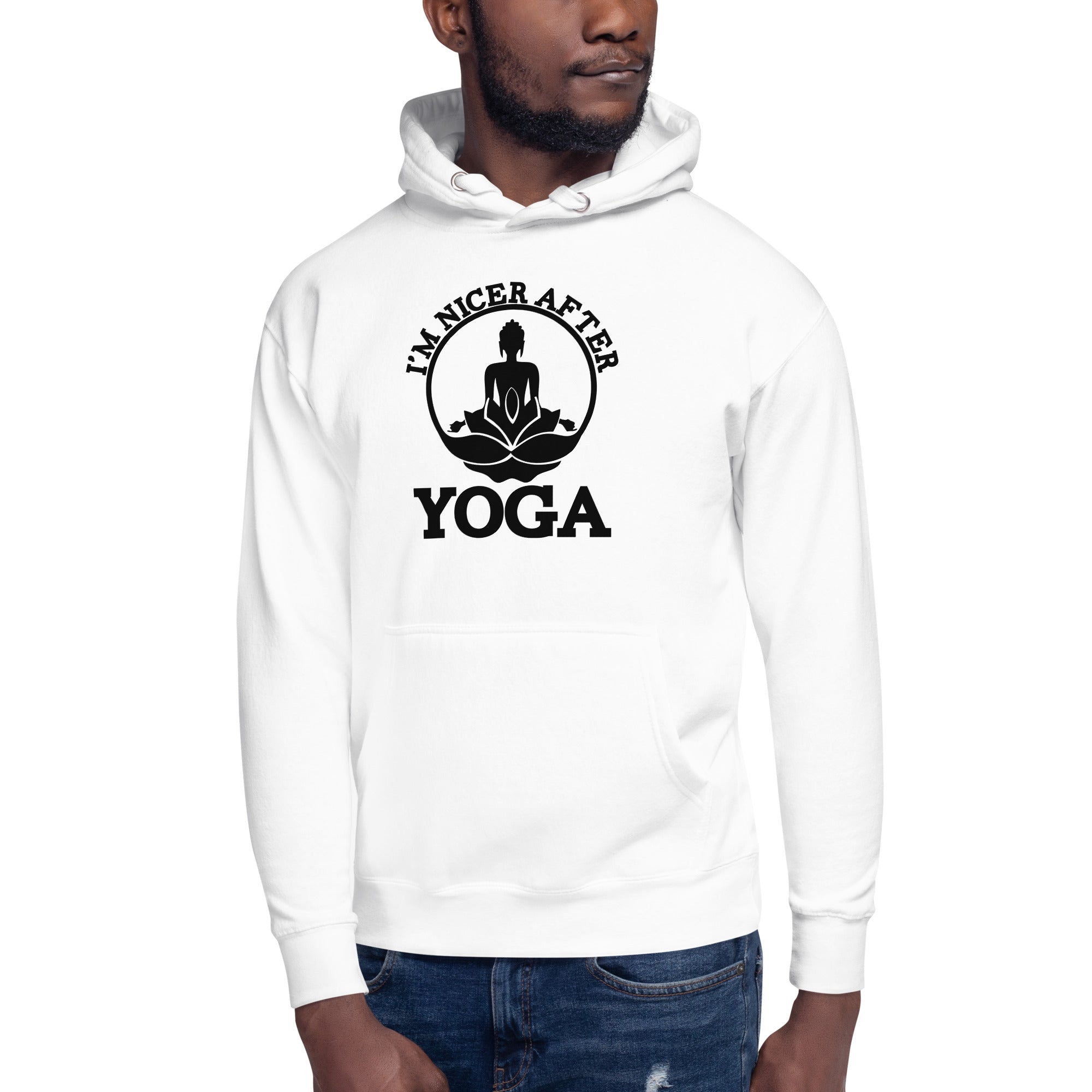 I'M NICER AFTER YOGA - Unisex Hoodie