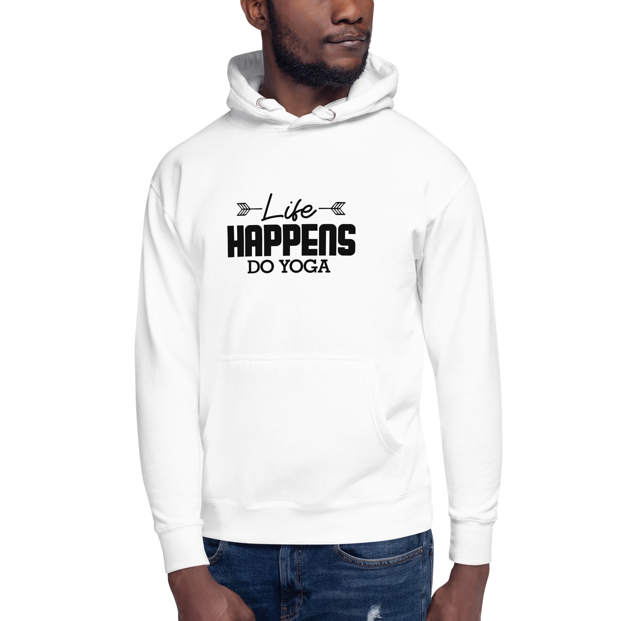 LIFE HAPPENS DO YOGA - Unisex Hoodie