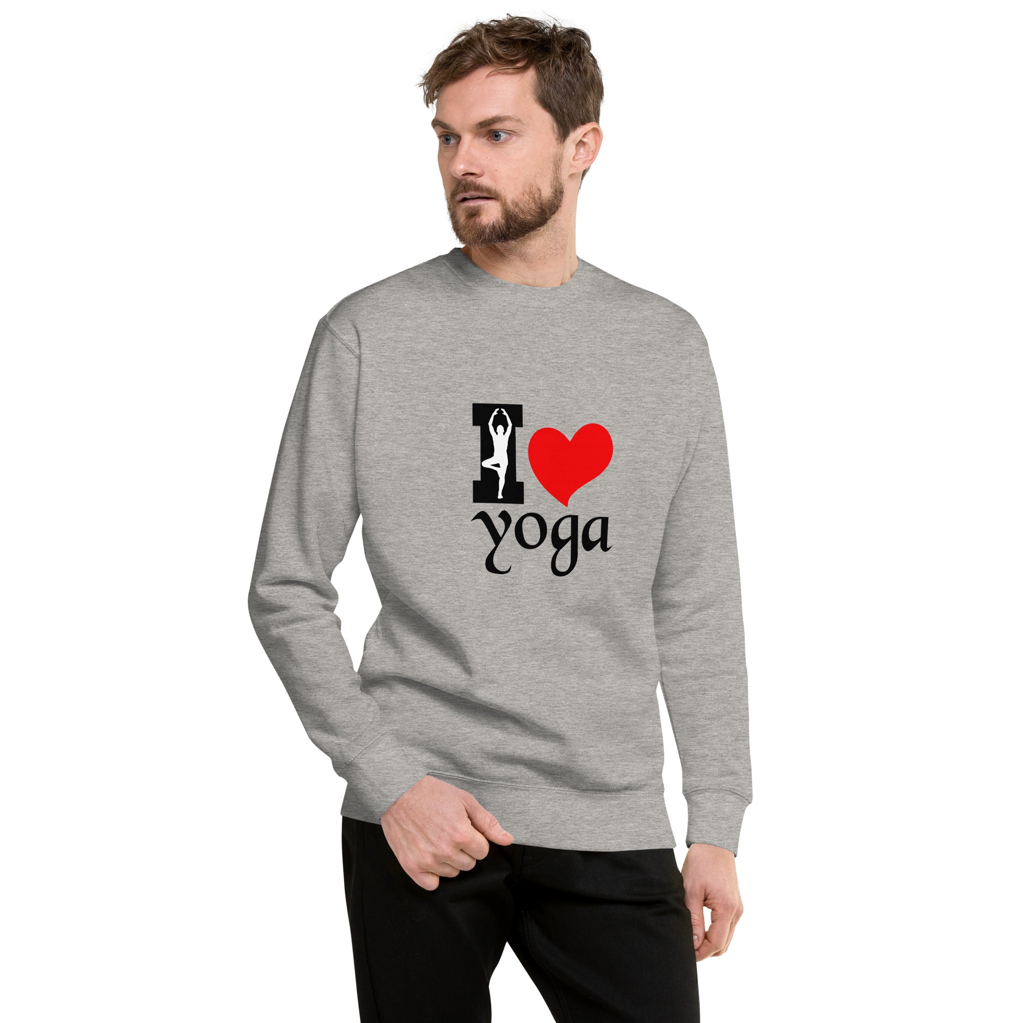 I LOVE YOGA - Unisex Premium Sweatshirt