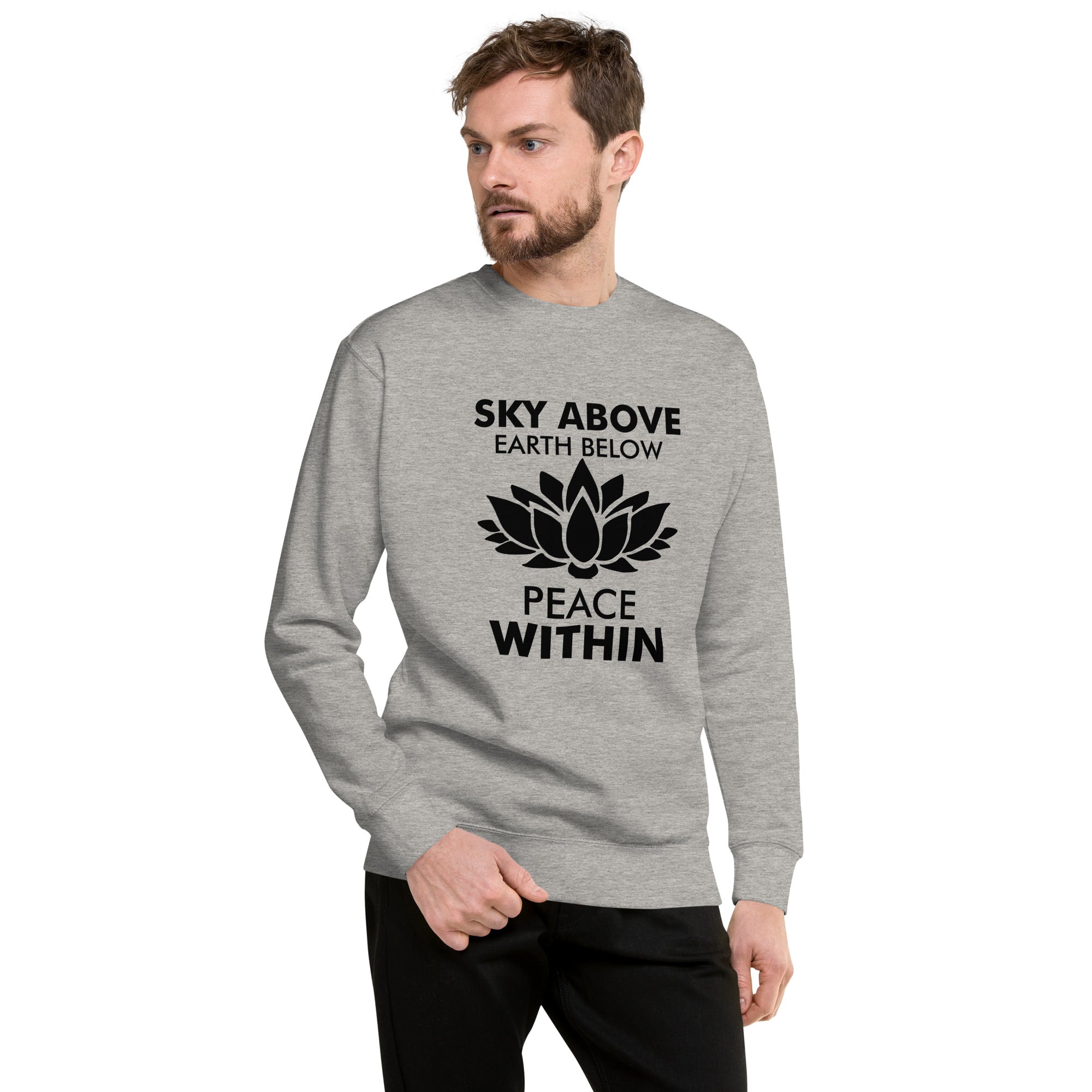 SKY ABOVE EARTH BELOW - Unisex Premium Sweatshirt
