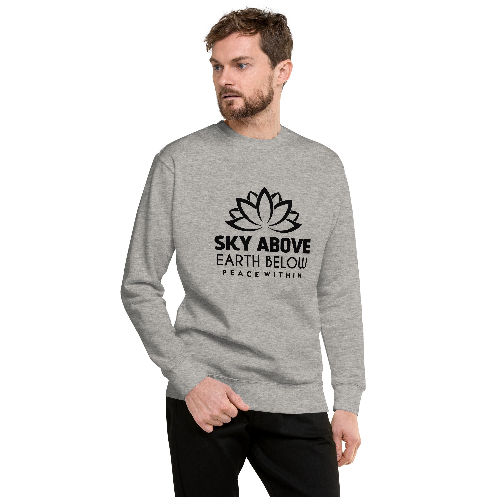 SKY ABOVE EARTH BELOW - Unisex Premium Sweatshirt