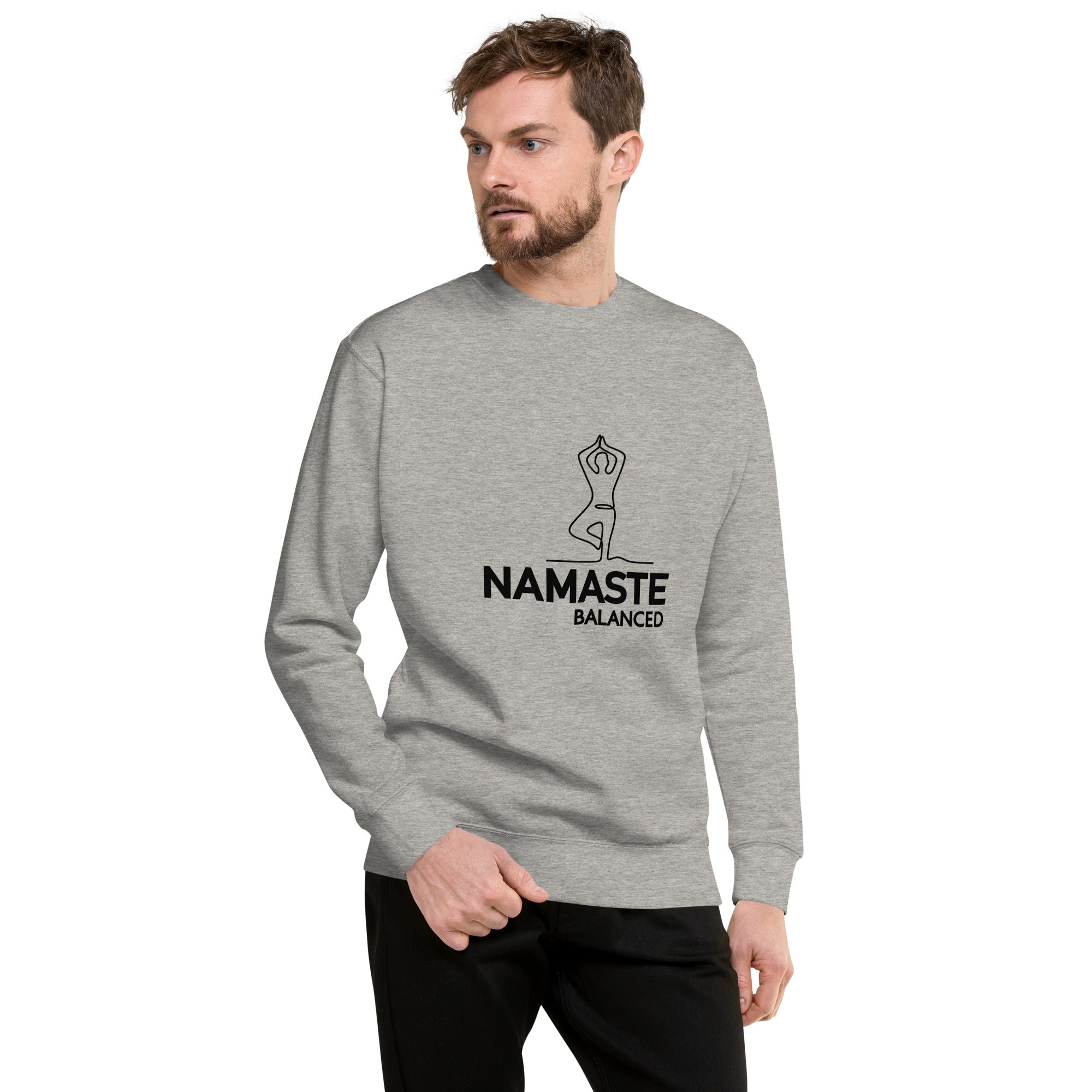 NAMASTE BALANCED - Unisex Premium Sweatshirt