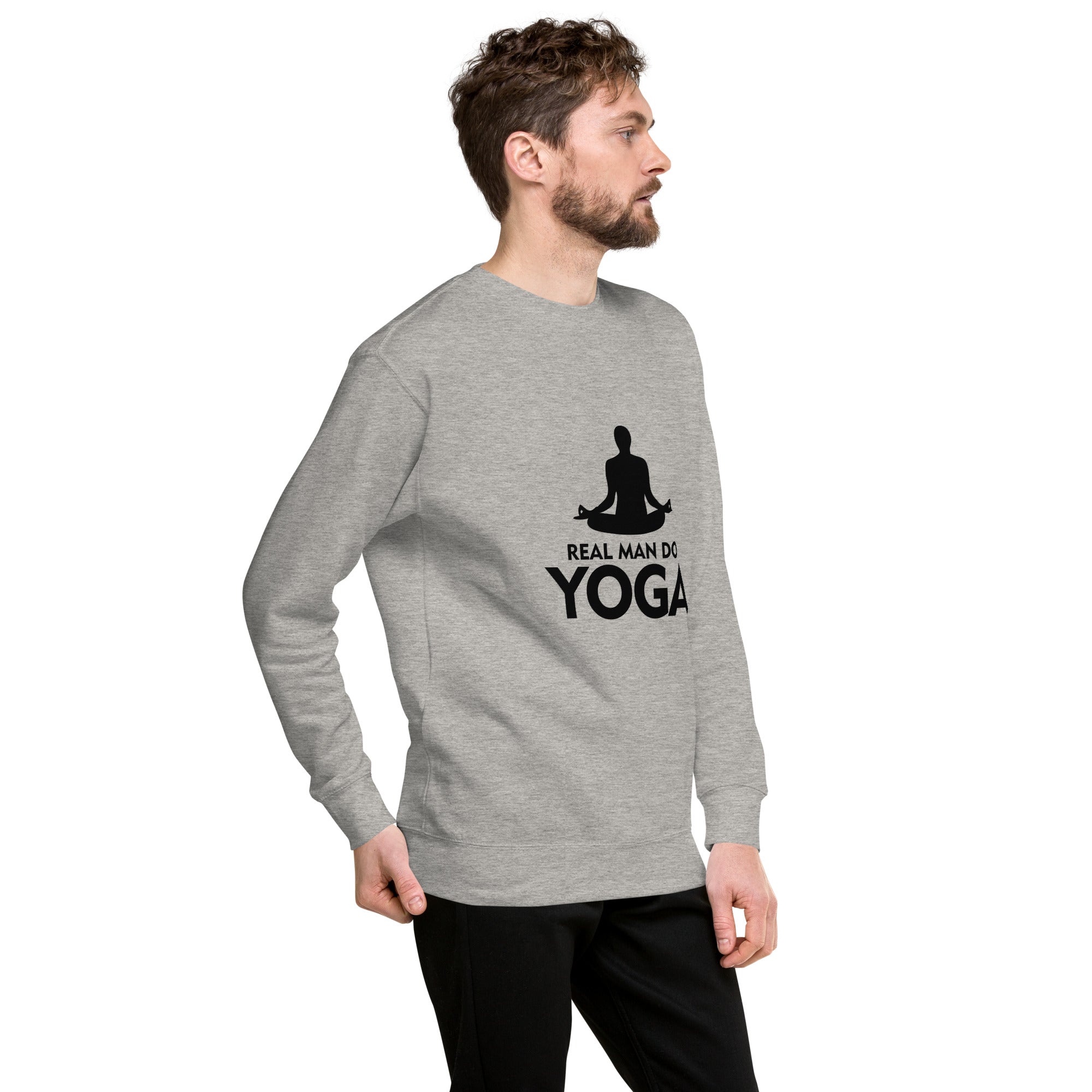 REAL MAN DO YOGA - Unisex Premium Sweatshirt