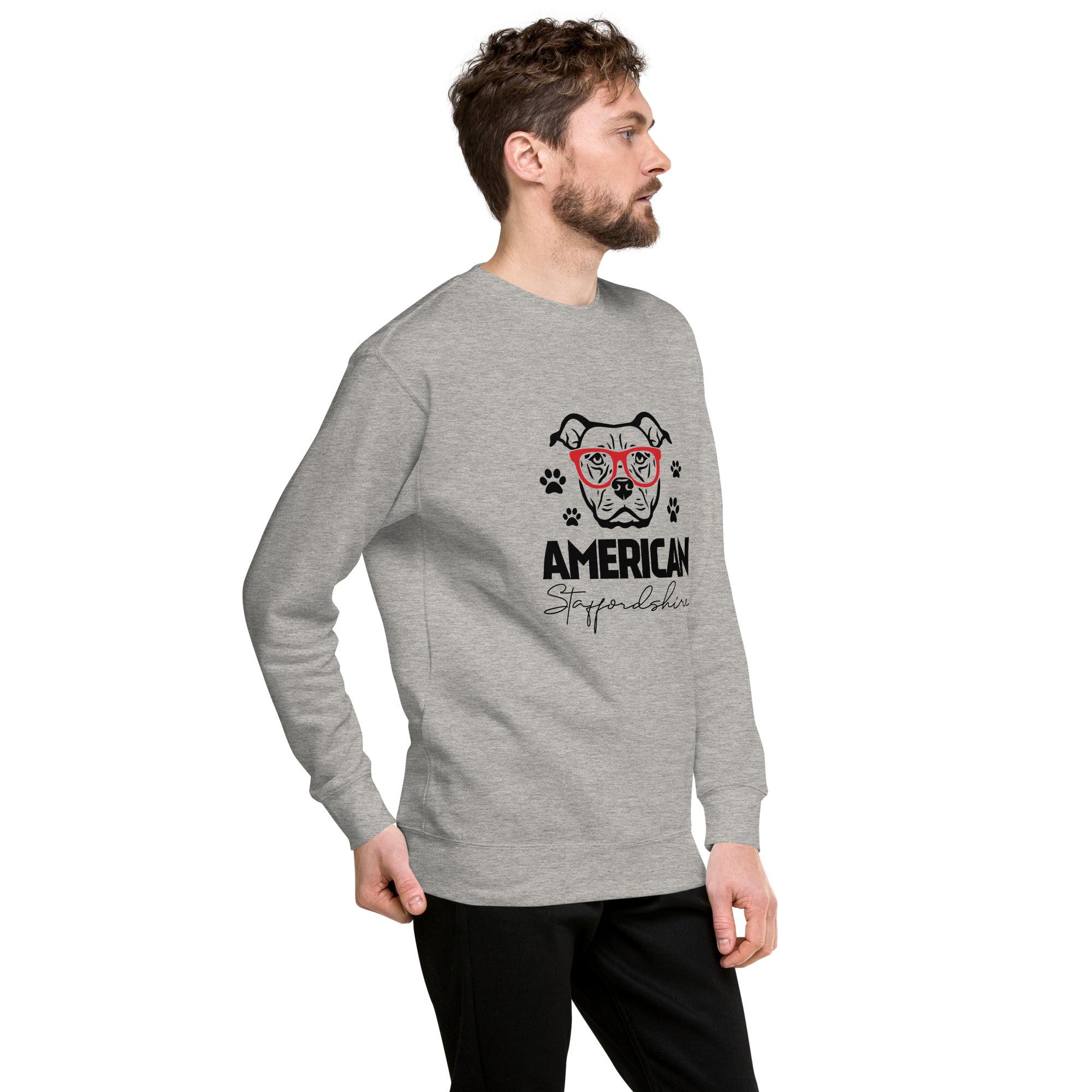 AMERICAN STAFFORDSHIRE - Unisex Premium Sweatshirt