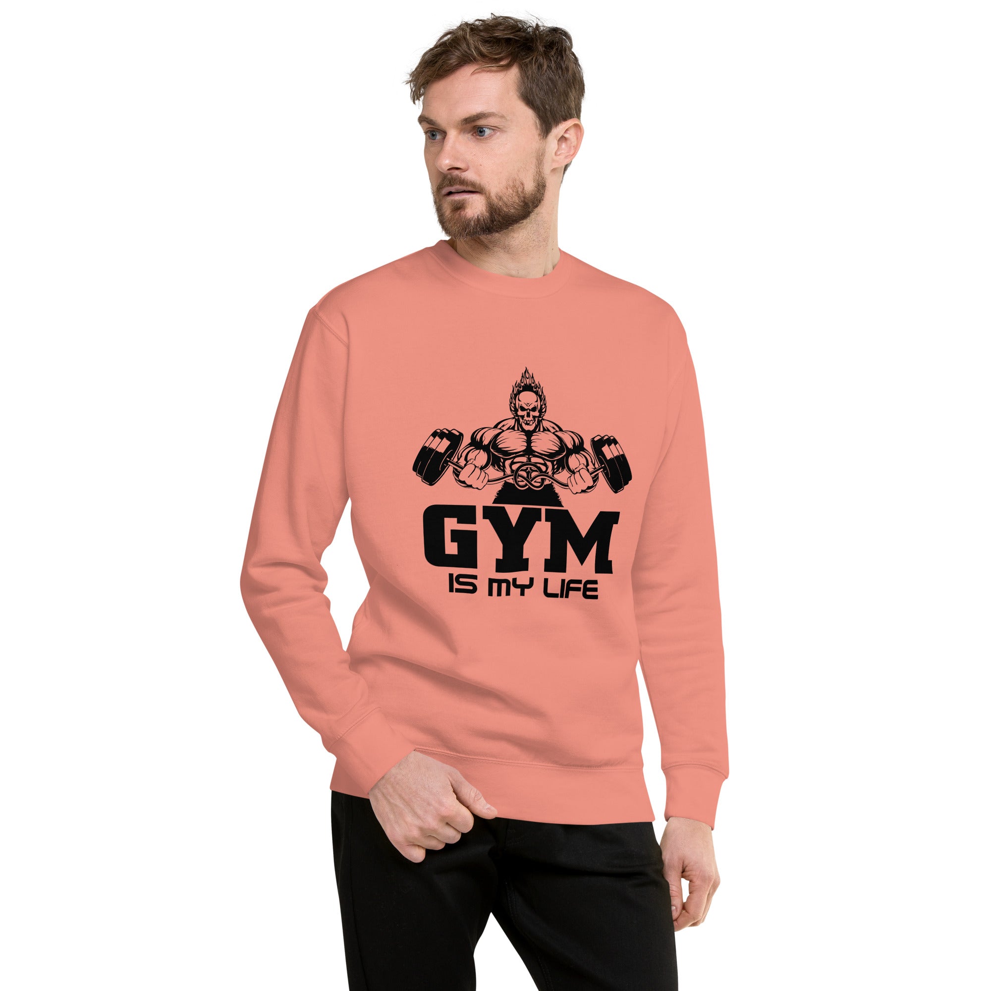 GYM IS MY LIFE - Unisex Premium Sweatshirt