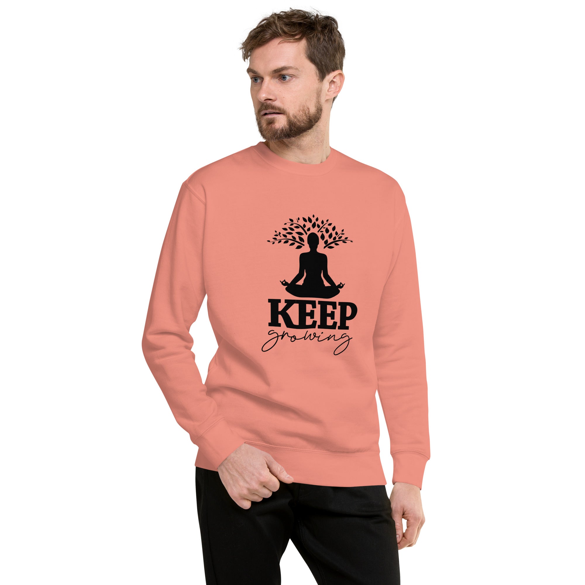 KEEP GROWING - Unisex Premium Sweatshirt