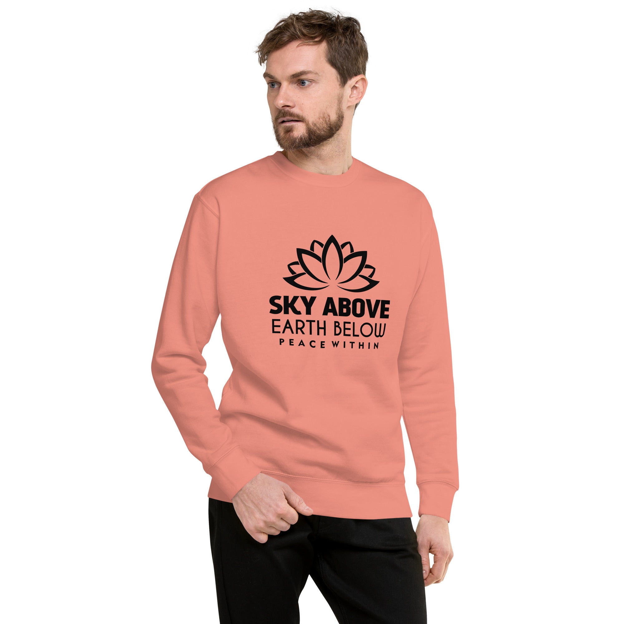 SKY ABOVE EARTH BELOW - Unisex Premium Sweatshirt