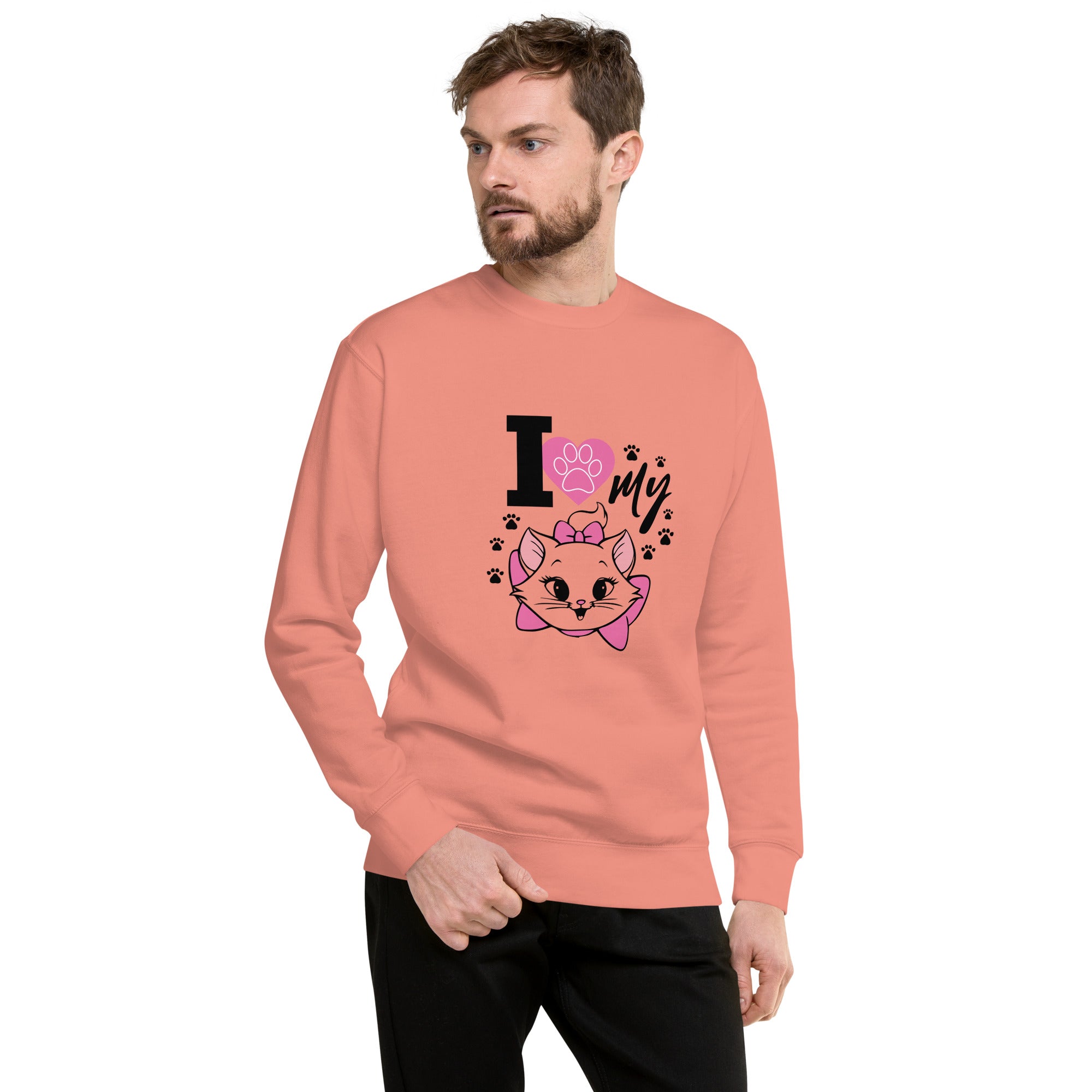 I LOVE MY CAT - Unisex Premium Sweatshirt