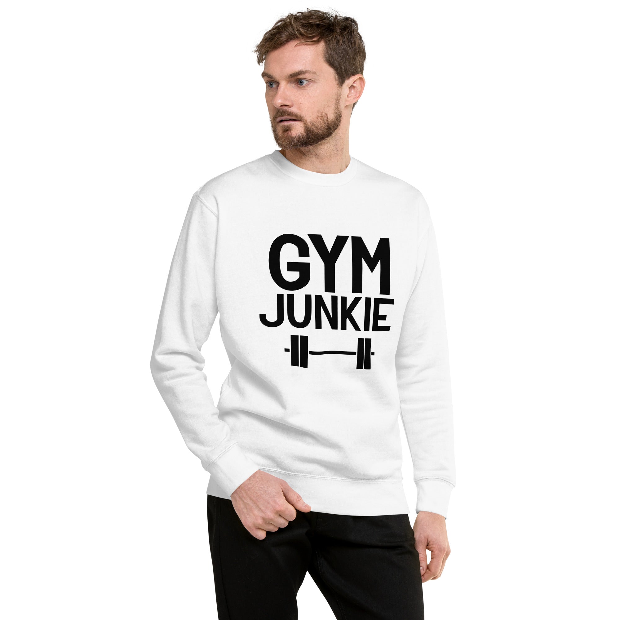 GYM JUNKIE - Unisex Premium Sweatshirt