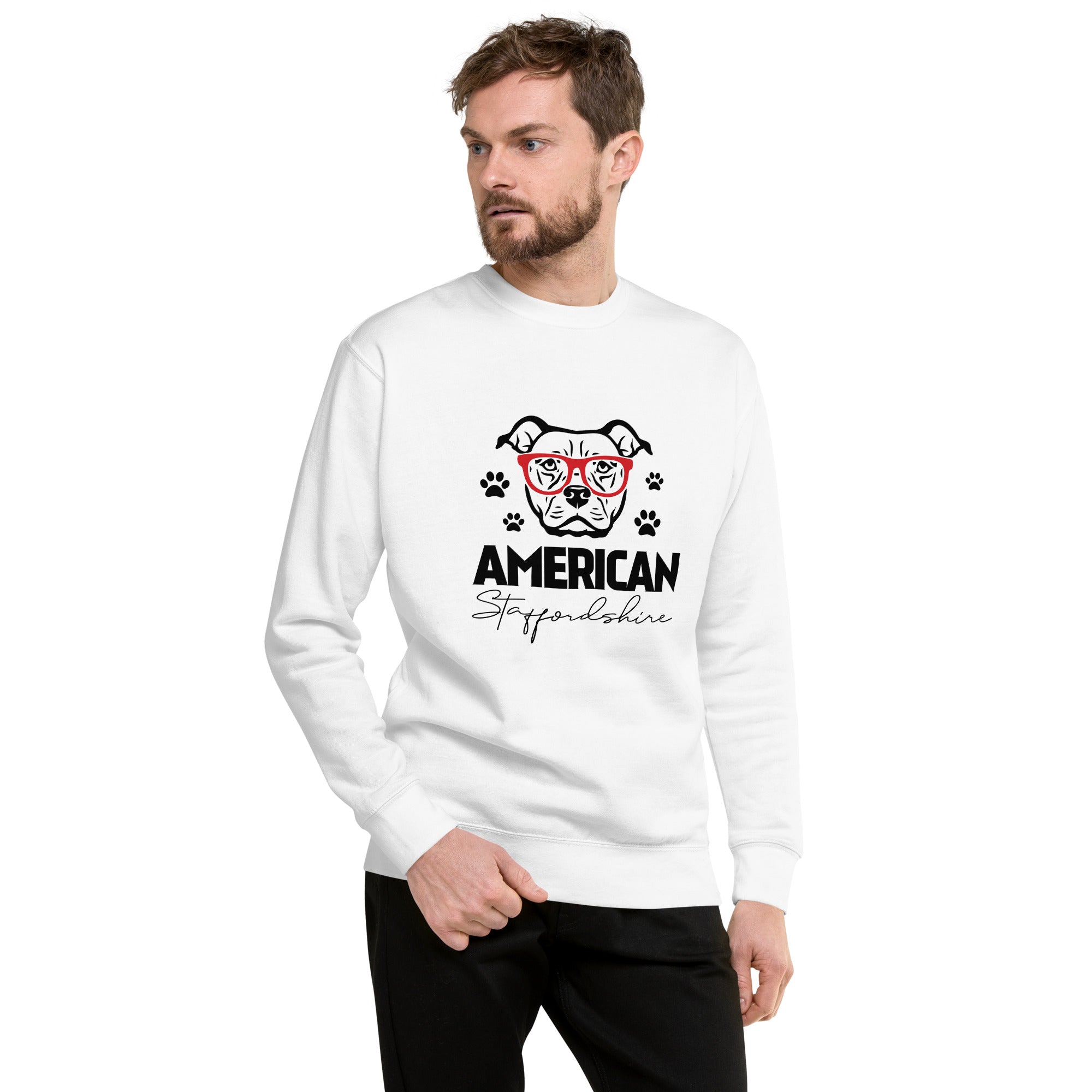 AMERICAN STAFFORDSHIRE - Unisex Premium Sweatshirt