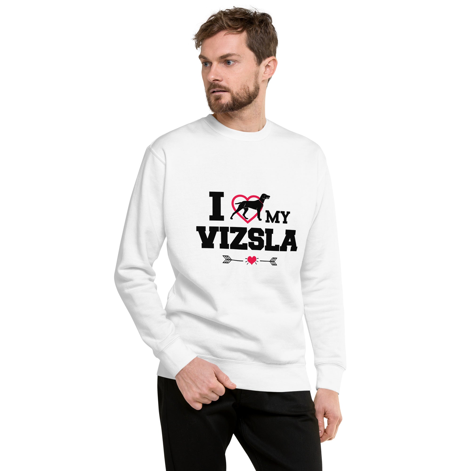 I LOVE MY VIZSLA - Unisex Premium Sweatshirt