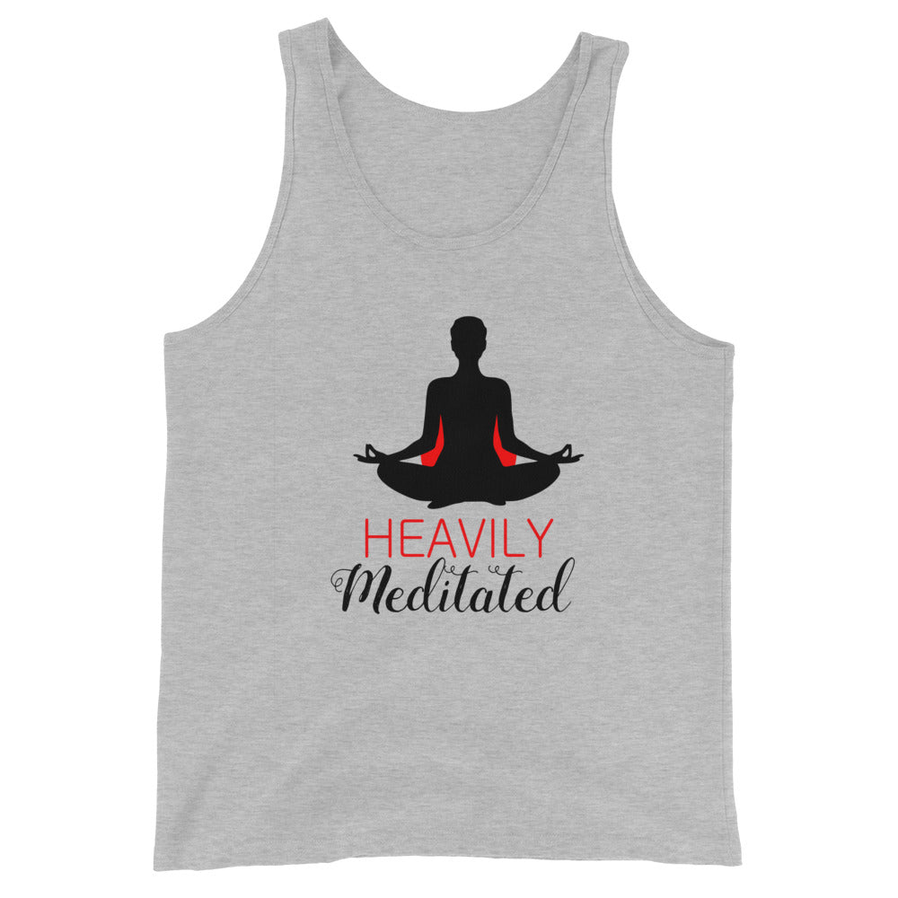 HEAVILY MEDITATED - Unisex Tank Top